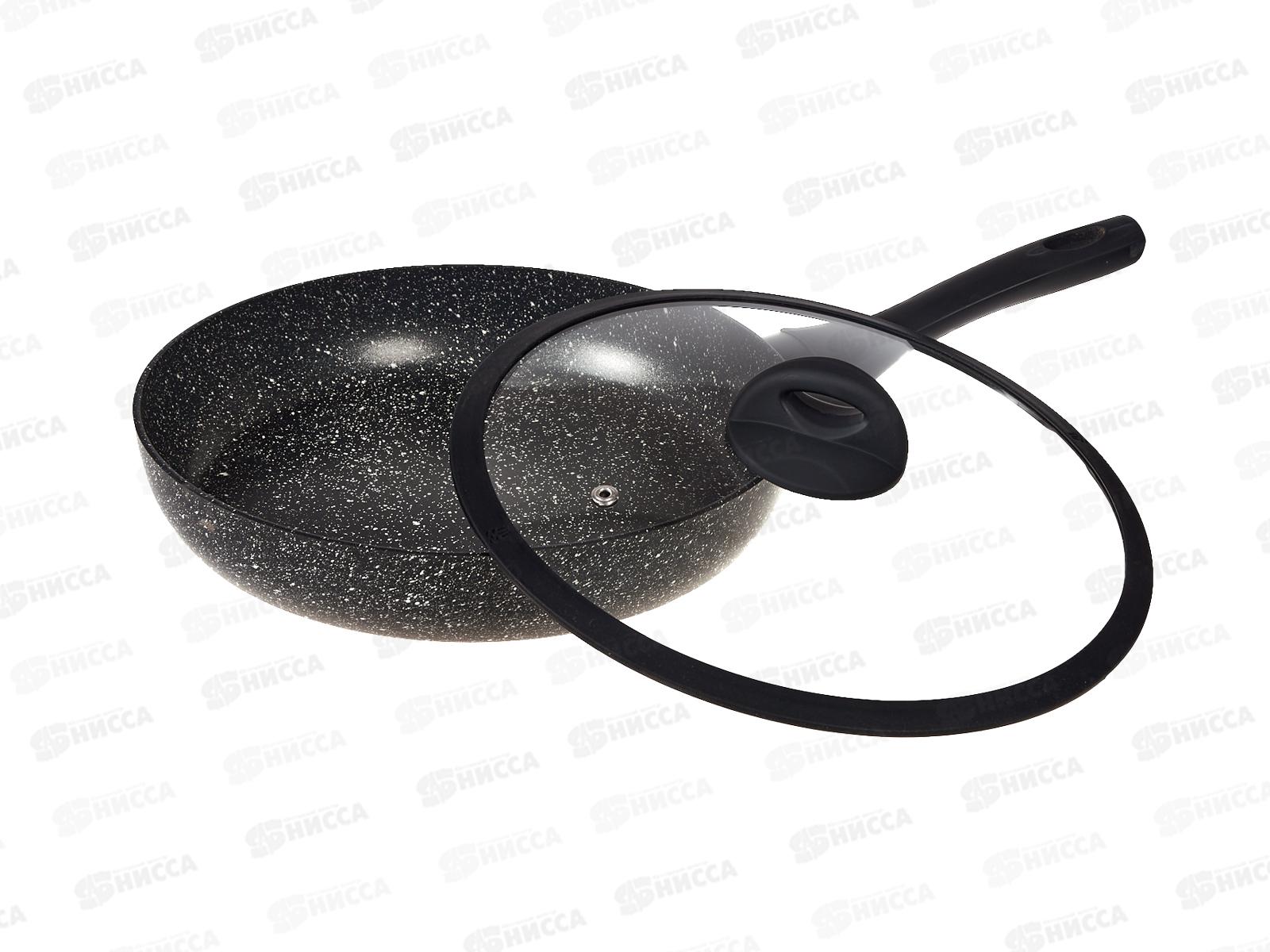 Сковорода Hi-Black d280 стеклянная крышка HB-011