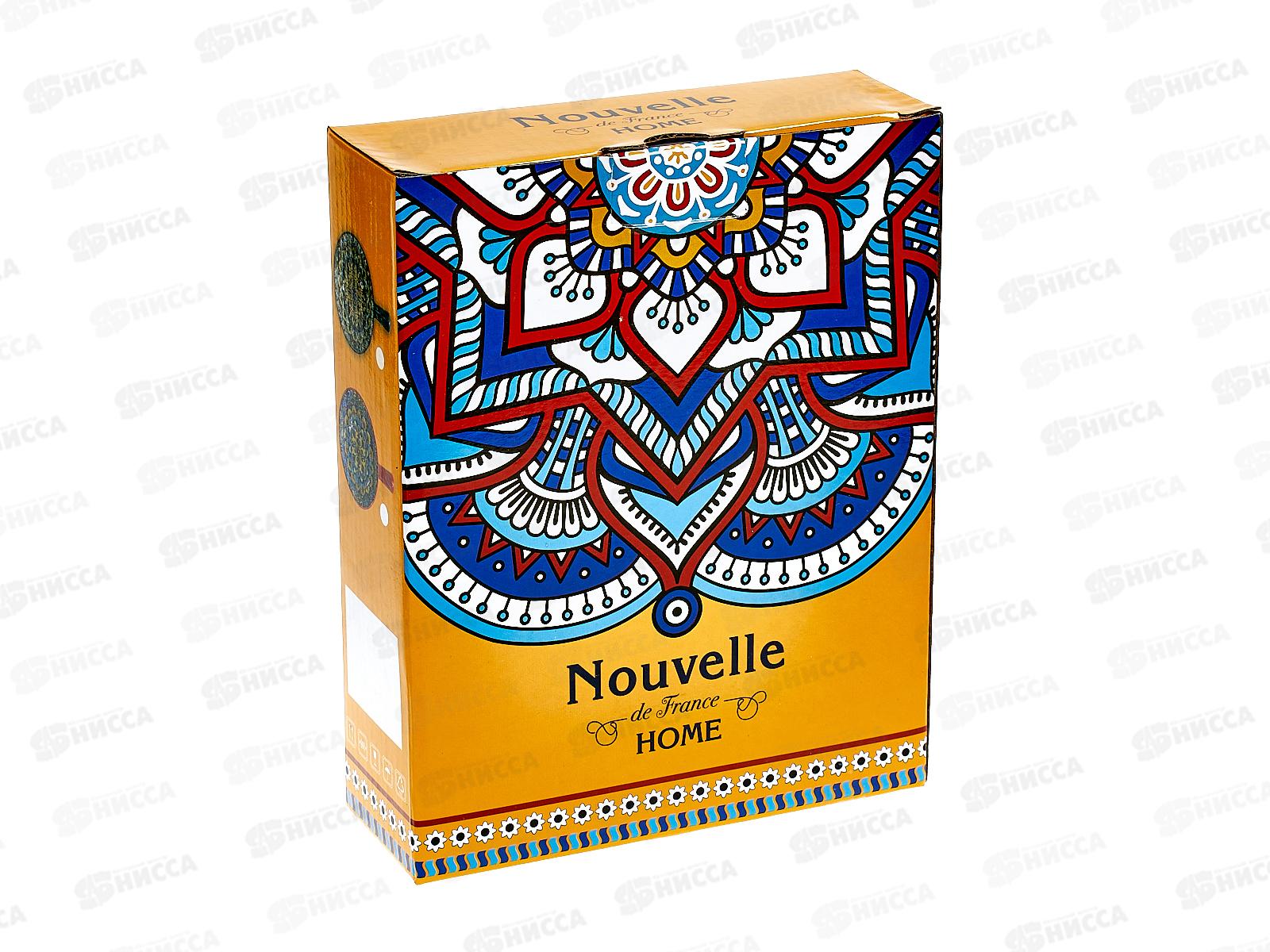 Кокотница с ручкой &quotArabesgue&quot (синий) 20,3х15,3х5,5см, 0860088  *36