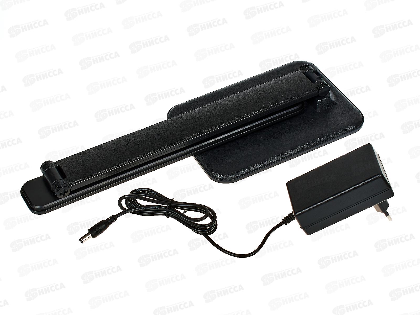 Лампа настольная светодиодная IN HOME ССО-09Ч 12Вт сенсор-адаптер черный