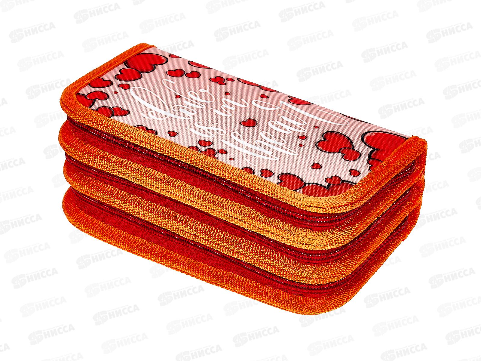 Пенал ПЧЕЛКА 3отд., ЛИСЁНОК, 190*105, ПО-411/19 *15