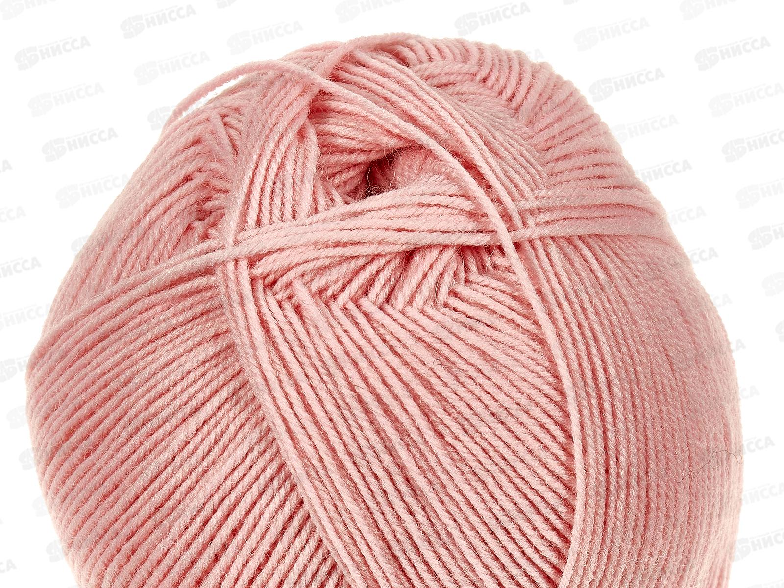 Пряжа Австралийский меринос Орхидея 24 100г400м  шерсть 95% акрил 5%