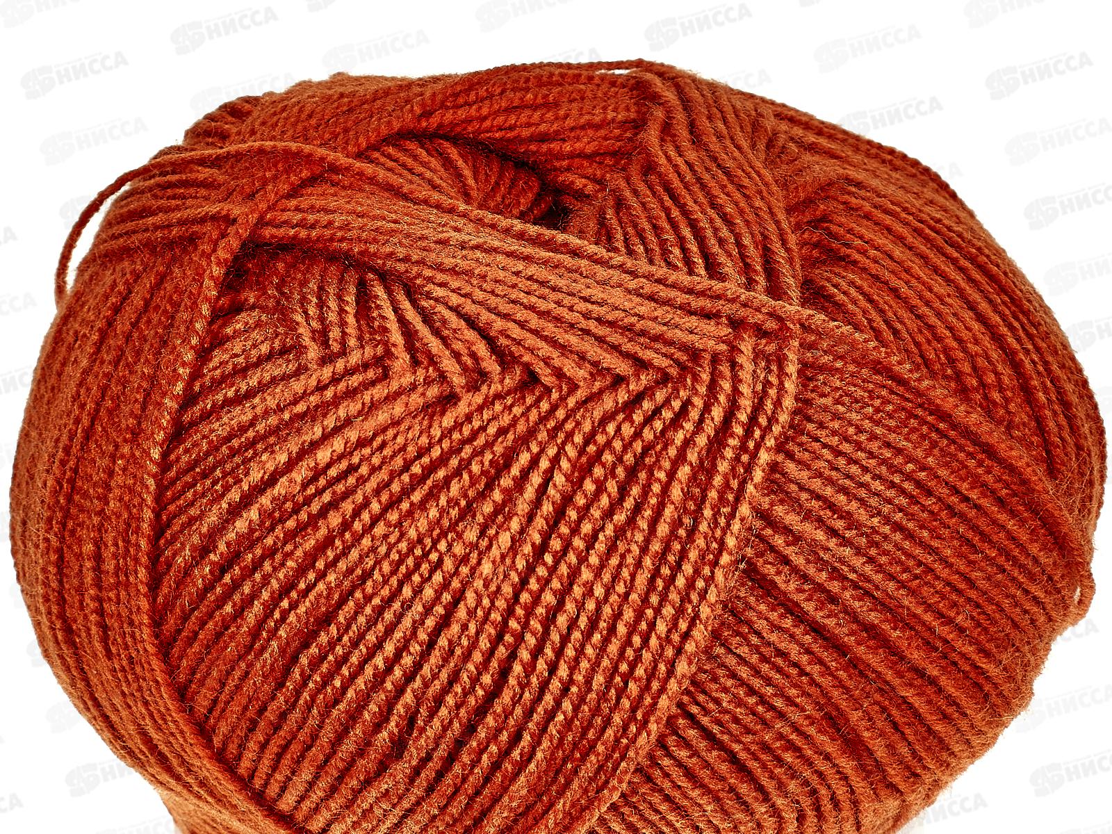Пряжа Бисерная 250 Рябина 100г450м  акрил100%
