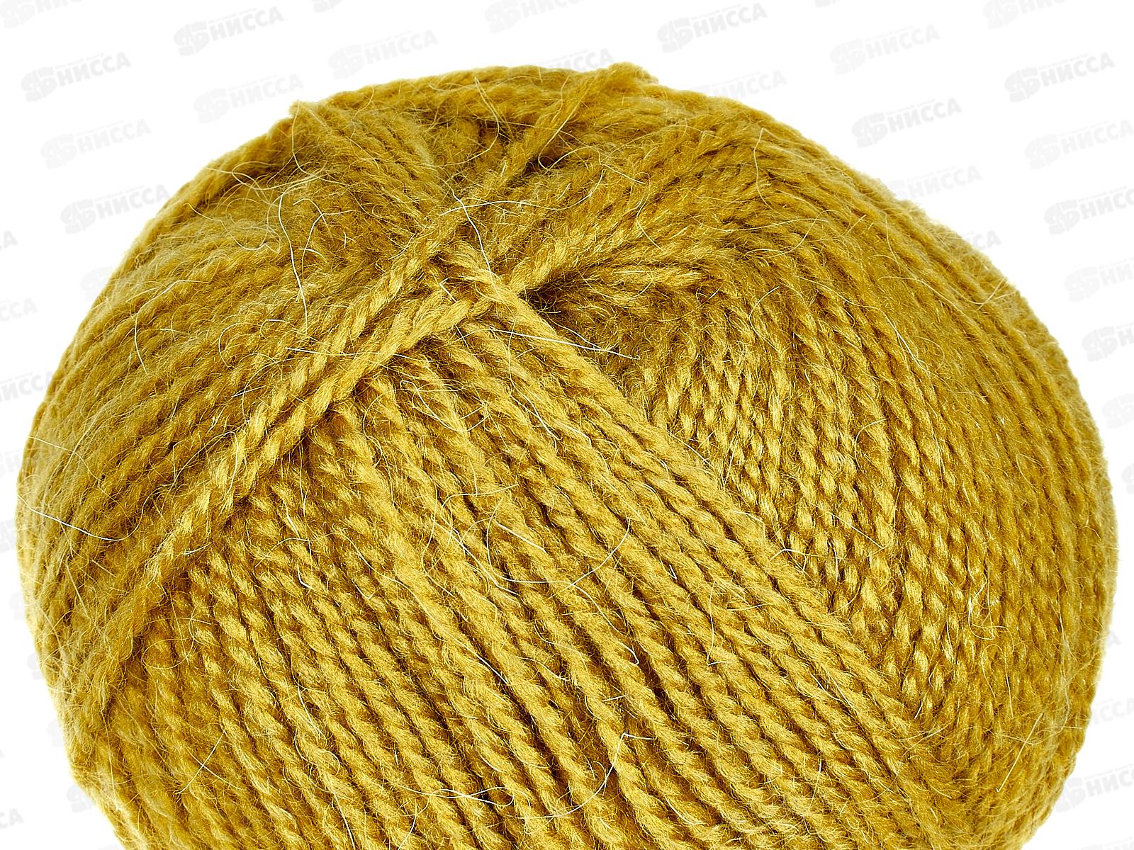 Пряжа Великолепная Горчица 447 акр70% анг30% 100г