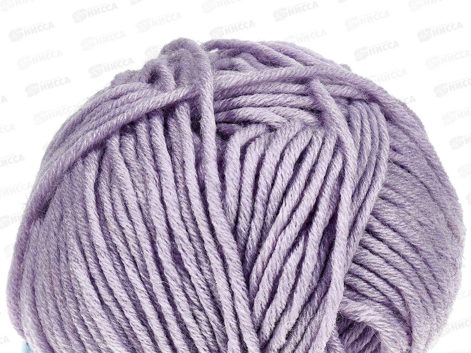 Пряжа Зимняя премьера 333 Черничное морожен 100г150м  шерсть50% акр50%