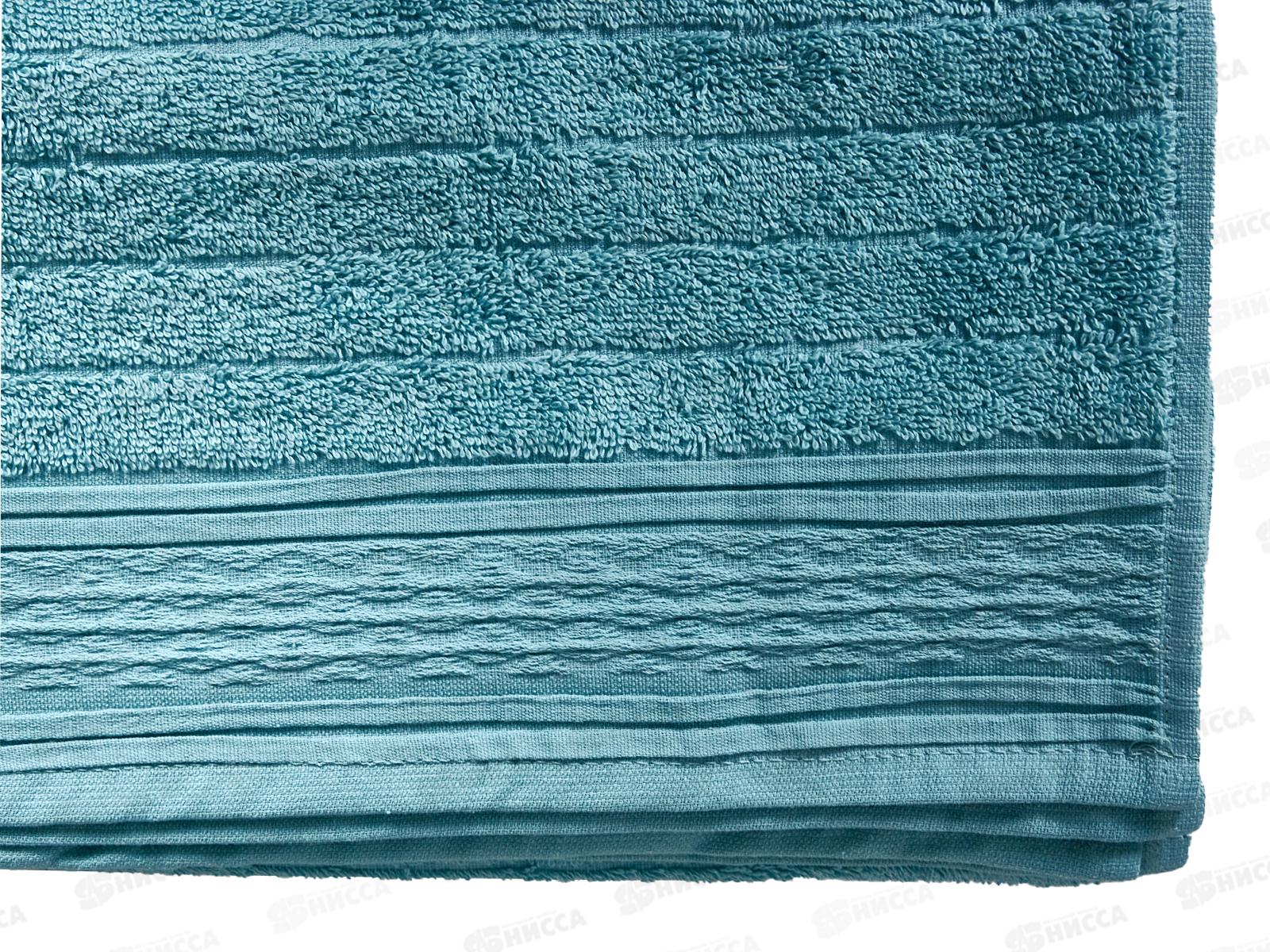 Полотенце махровое 70*130 LuxoR Эстет 0982  св-зел/гол.ель