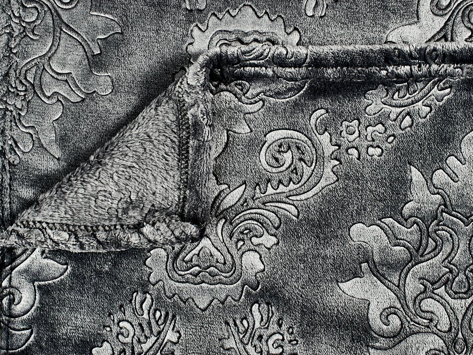 Плед Велсофт 220*200 18-3905 графит