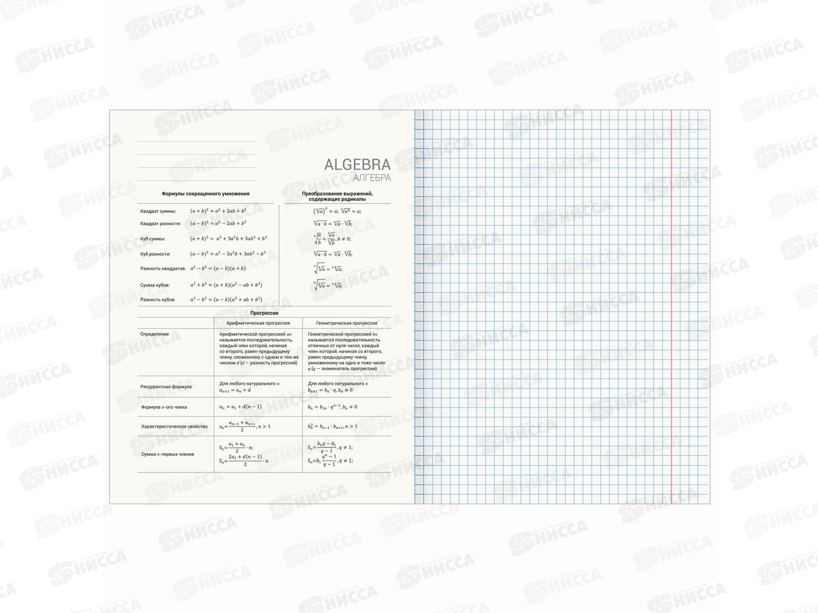 Набор 48листов тетрадей BRAU 12предм.,Пастельная,404026*6