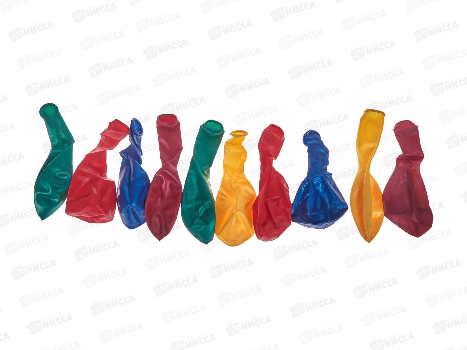 Шары 12 Золотая сказка,10шт.,металлик ассортименте,105012