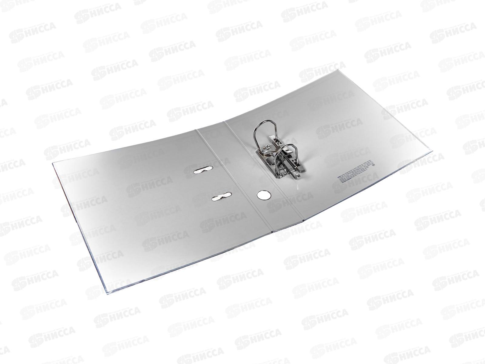 Регистратор Hatber А4 70мм б/в Metallic Серебро 03426 *20/100