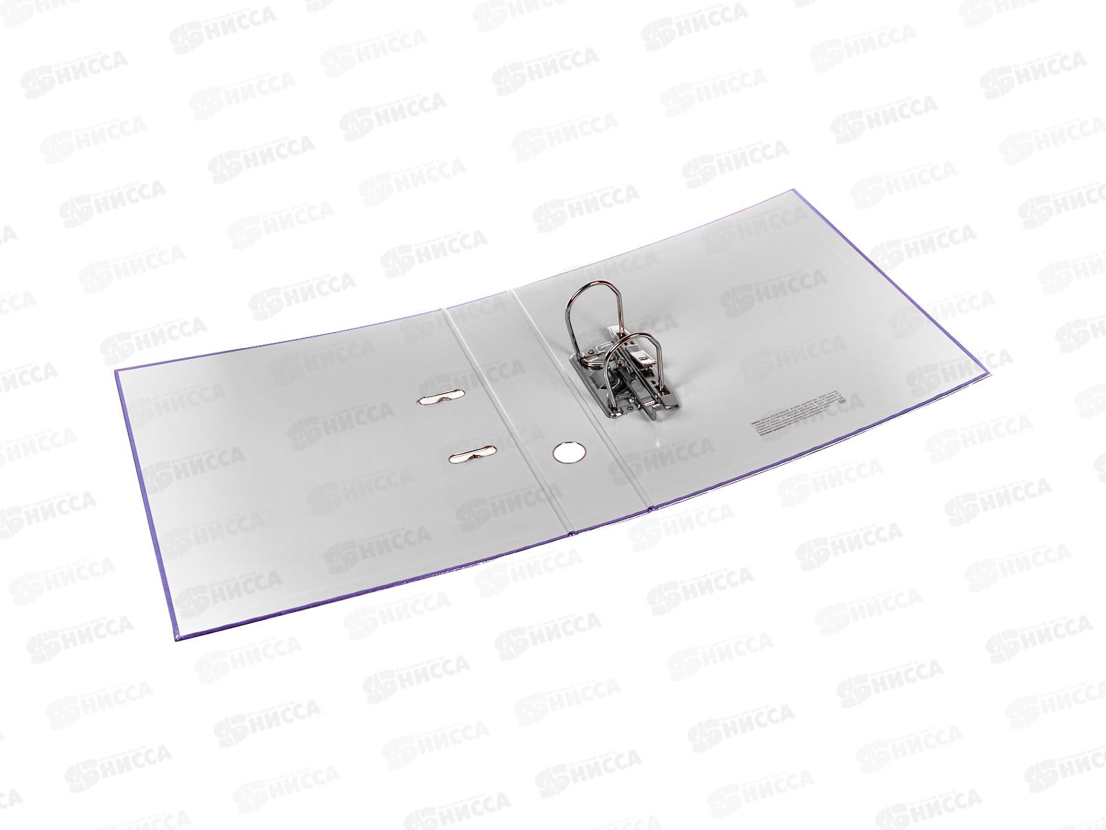 Регистратор Hatber А4 70мм б/в Metallic Фиолет.,03420*20/100