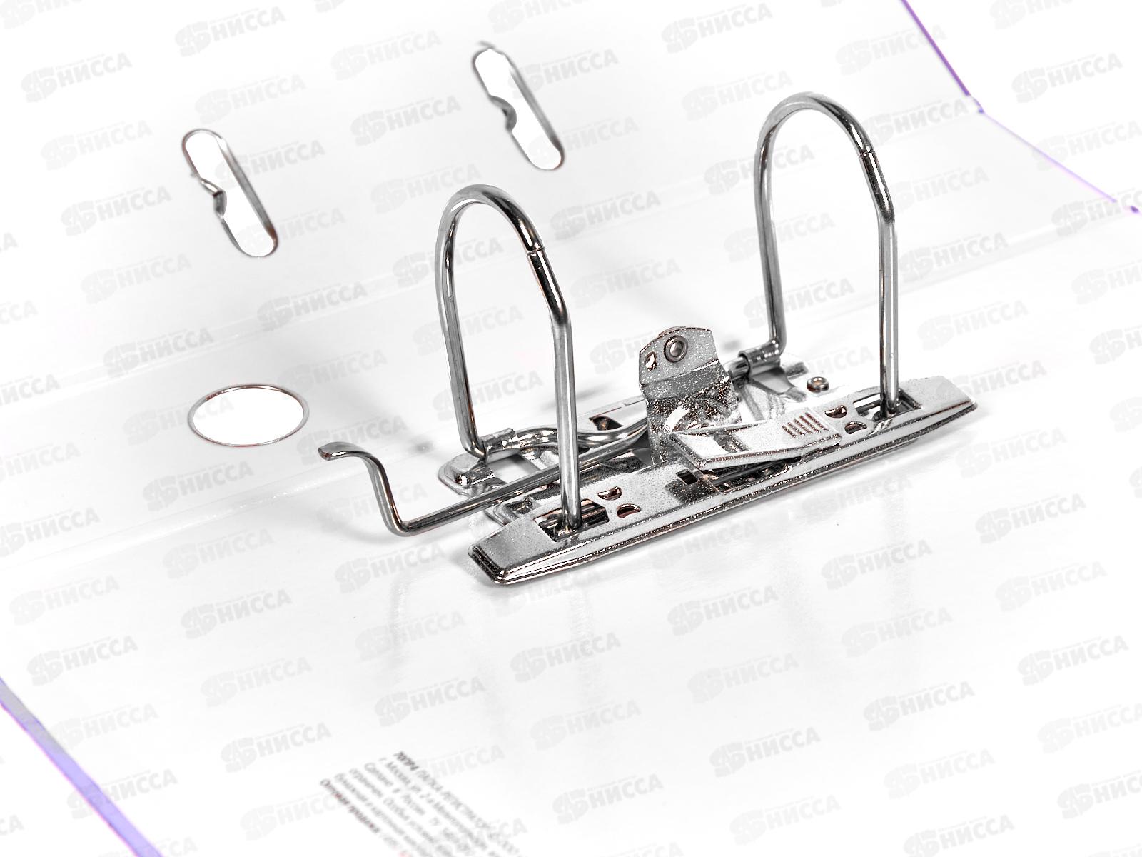 Регистратор Hatber А4 70мм б/в Metallic Фиолет.,03420*20/100