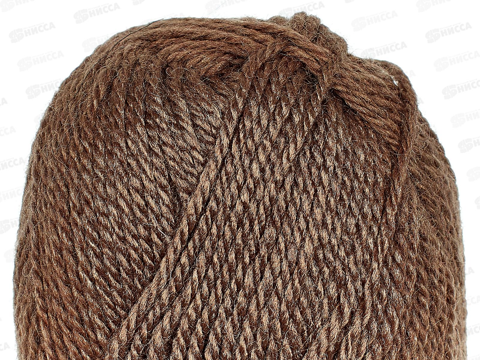 Пряжа Бамбино Кофе шерсть/акрил 50гр 150м 233  *10