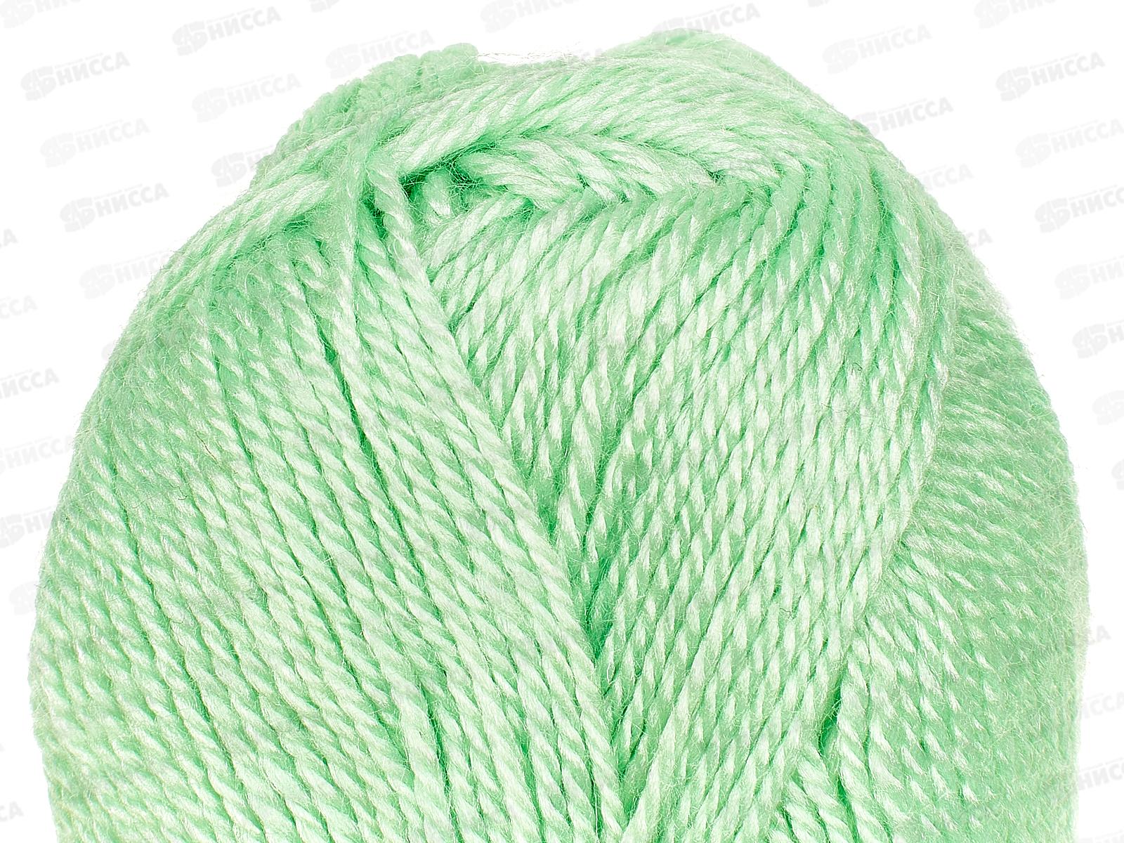 Пряжа Бамбино Салат-светлый шерсть/акрил 50гр 150м 167 *10