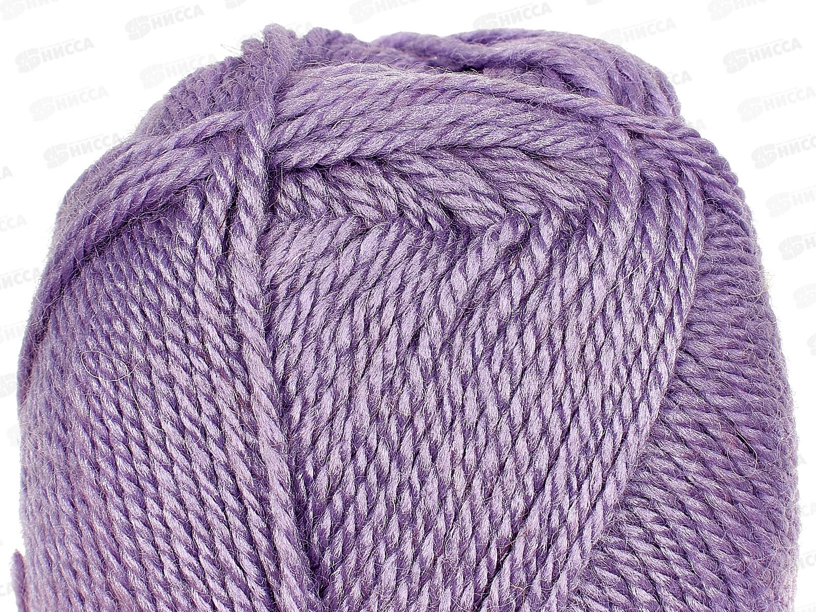 Пряжа Бамбино Сирень шерсть/акрил 50гр 150м 058 *10
