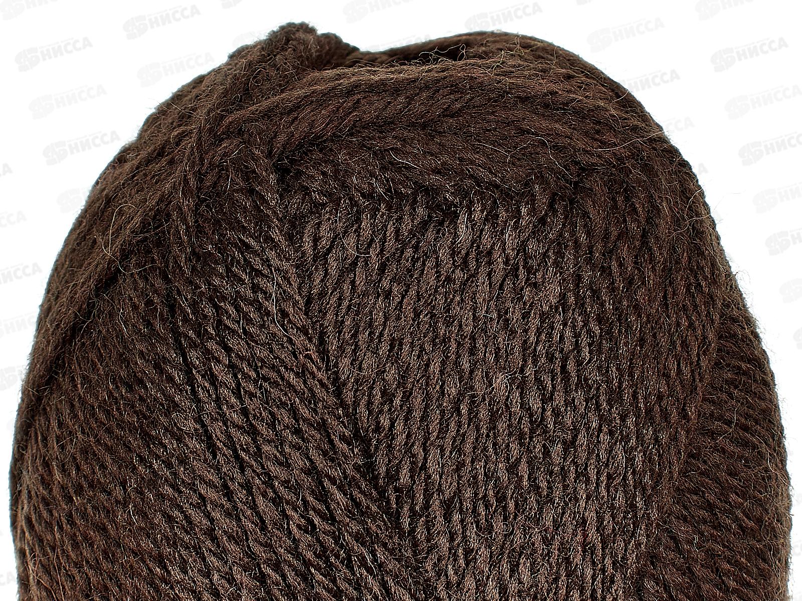 Пряжа Бамбино Шоколад шерсть/акрил 50гр 150м 063 *10