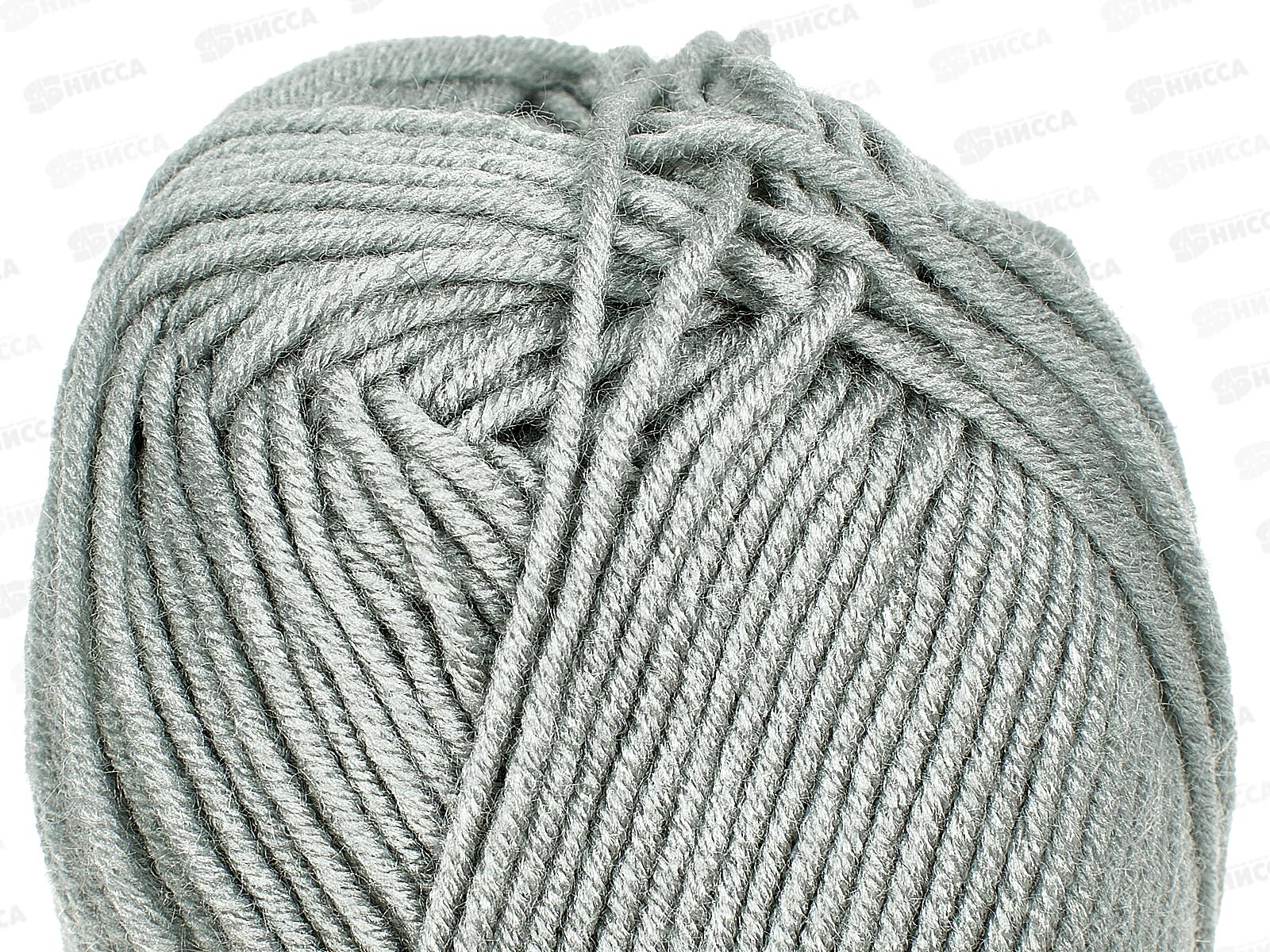 Пряжа Детская забава микр/акр 140м 50гр Серебристый 008 *10