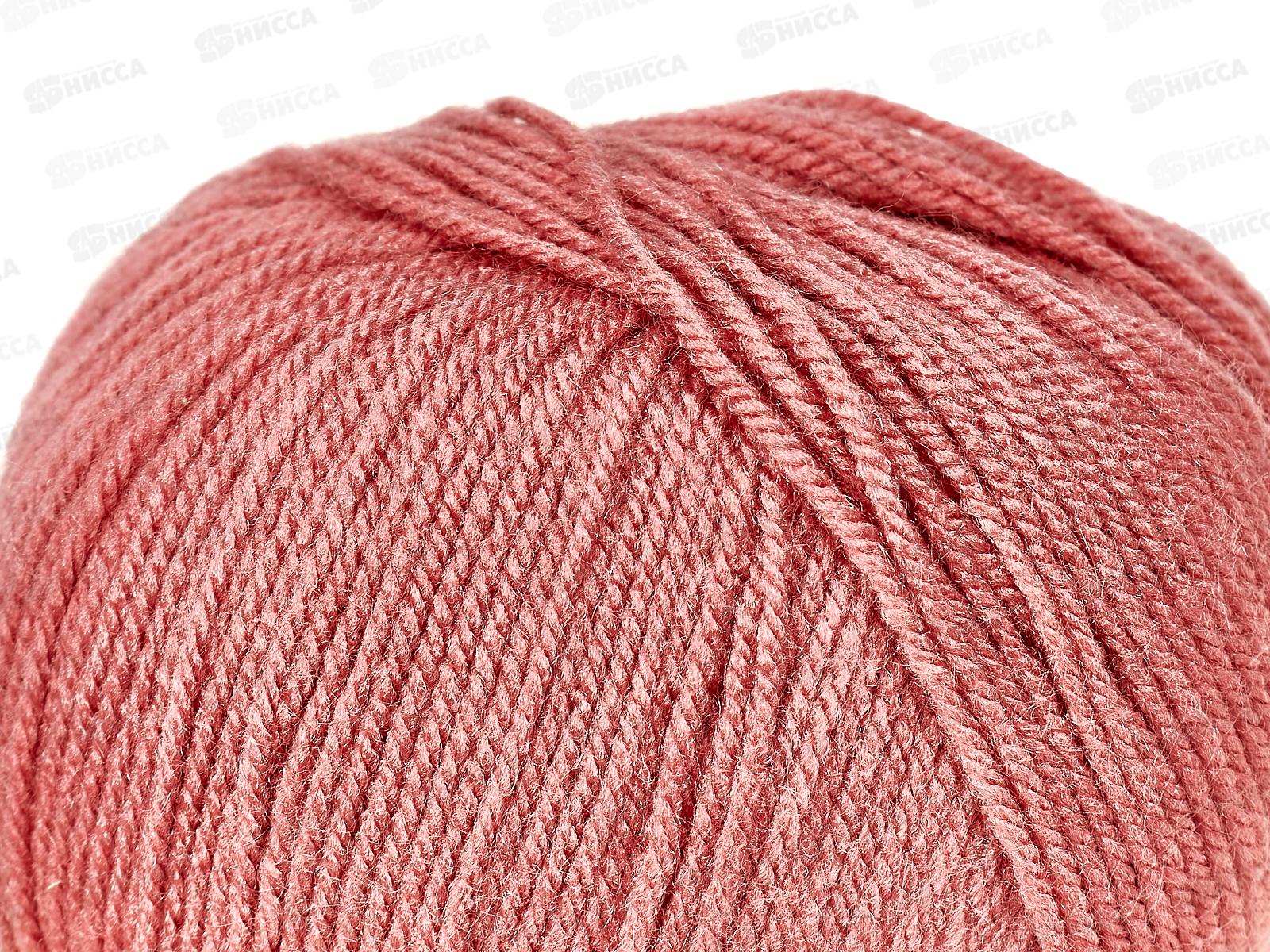 Пряжа Карамелька акрил 100% 50гр 175м Брусника 088 *10