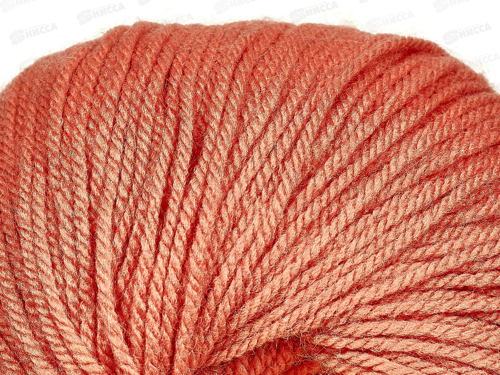 Пряжа Карамелька акрил 100% 50гр 175м Коралл 050 *10