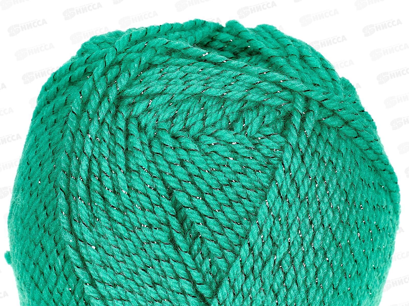 Пряжа Праздничная ПАН/акрил 50гр 160м Яркая-мята 079