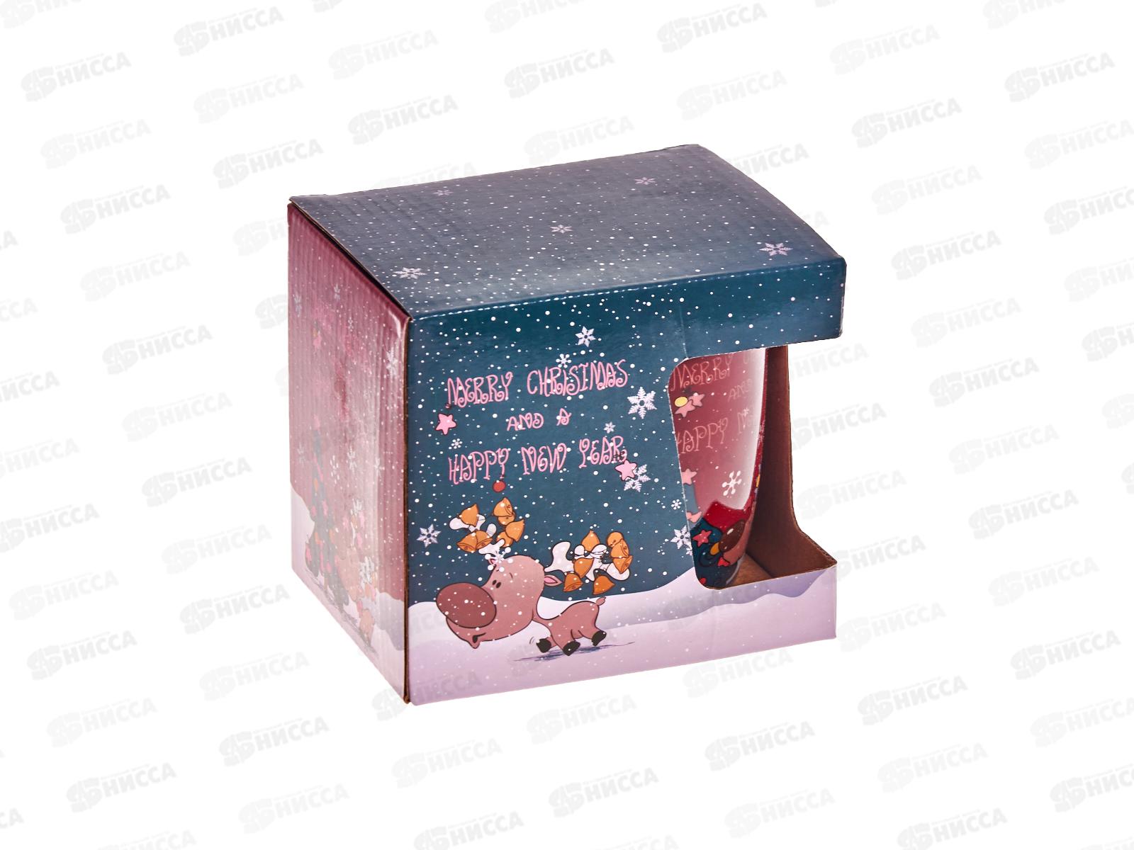 Кружка керамика &quotНовогодние приключения&quot 350мл в п/у 891-0405