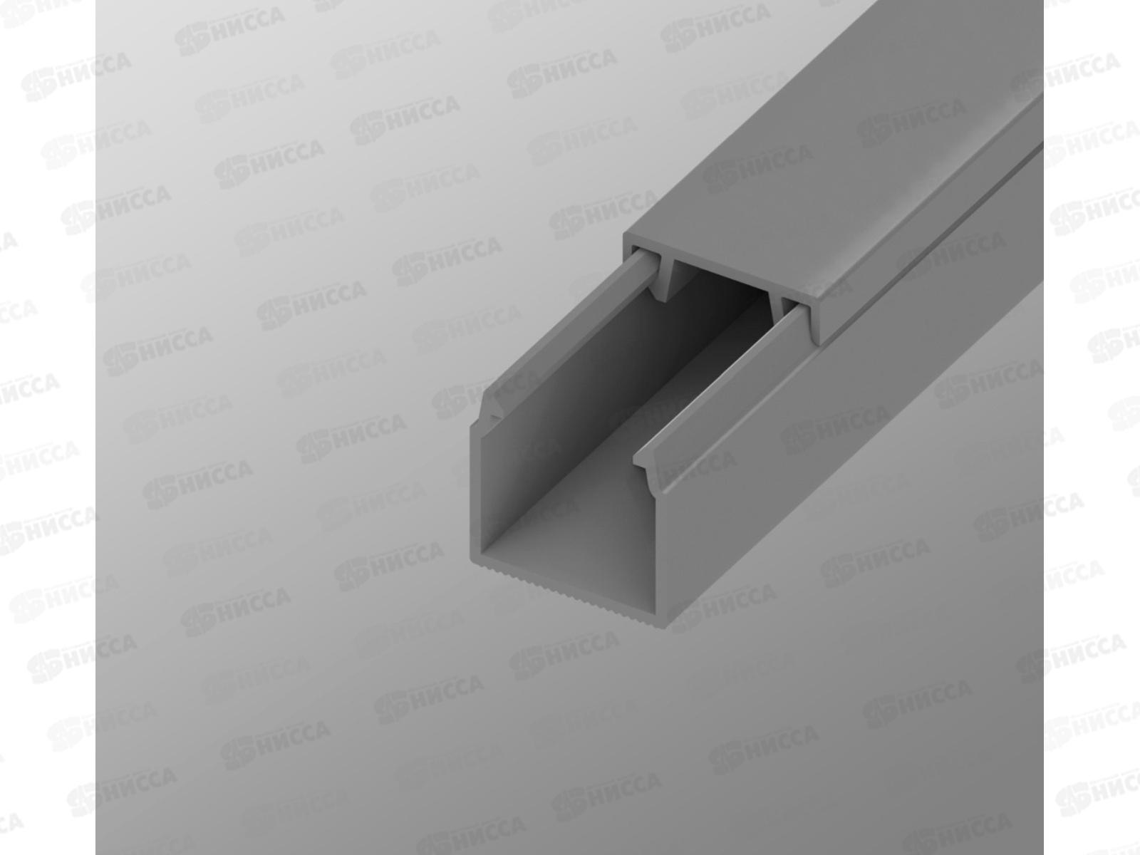 Кабель-канал AGIS Profile ПВХ  12*12мм  2м серый *25