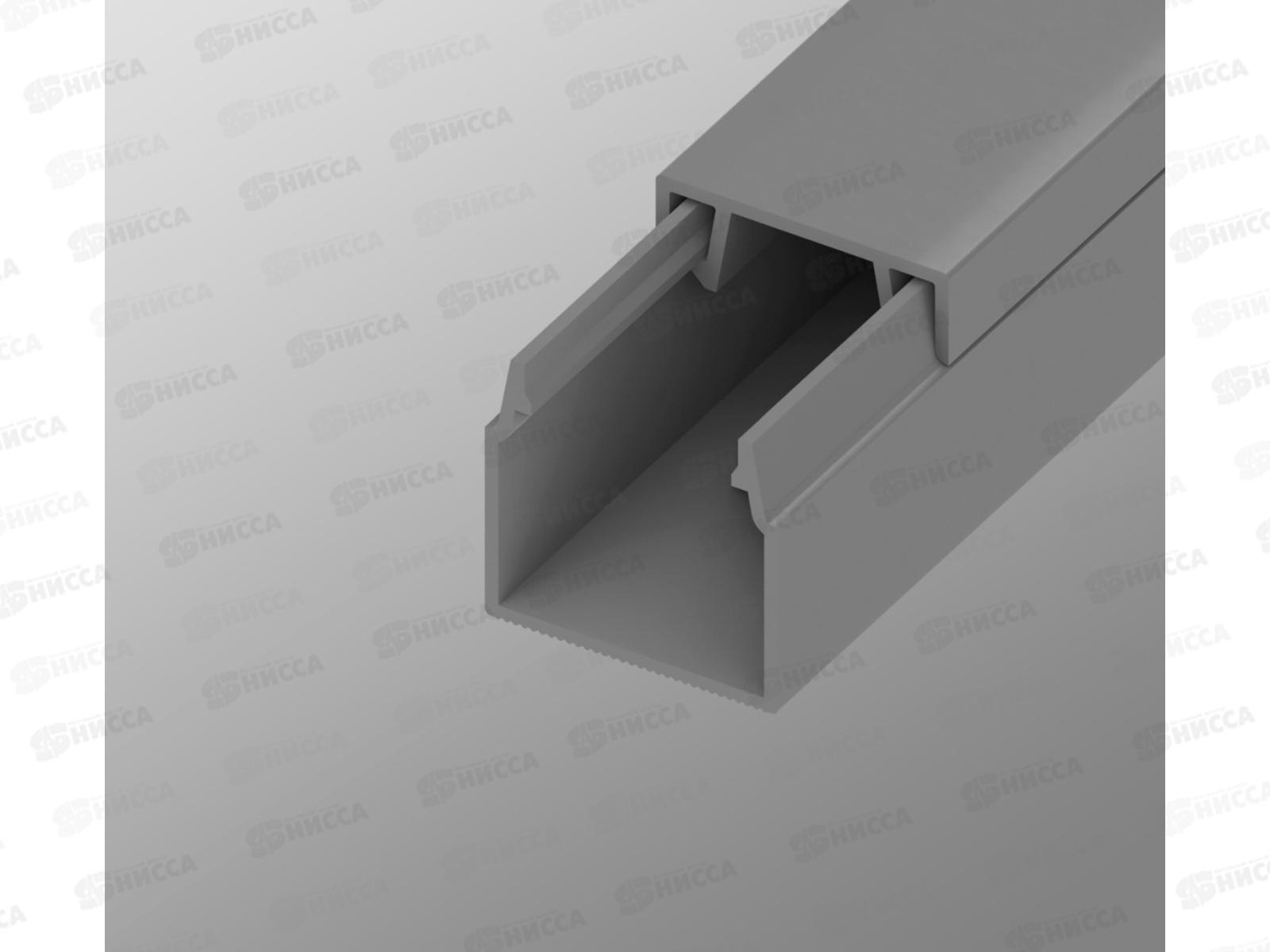 Кабель-канал AGIS Profile ПВХ  16*16мм  2м серый *25