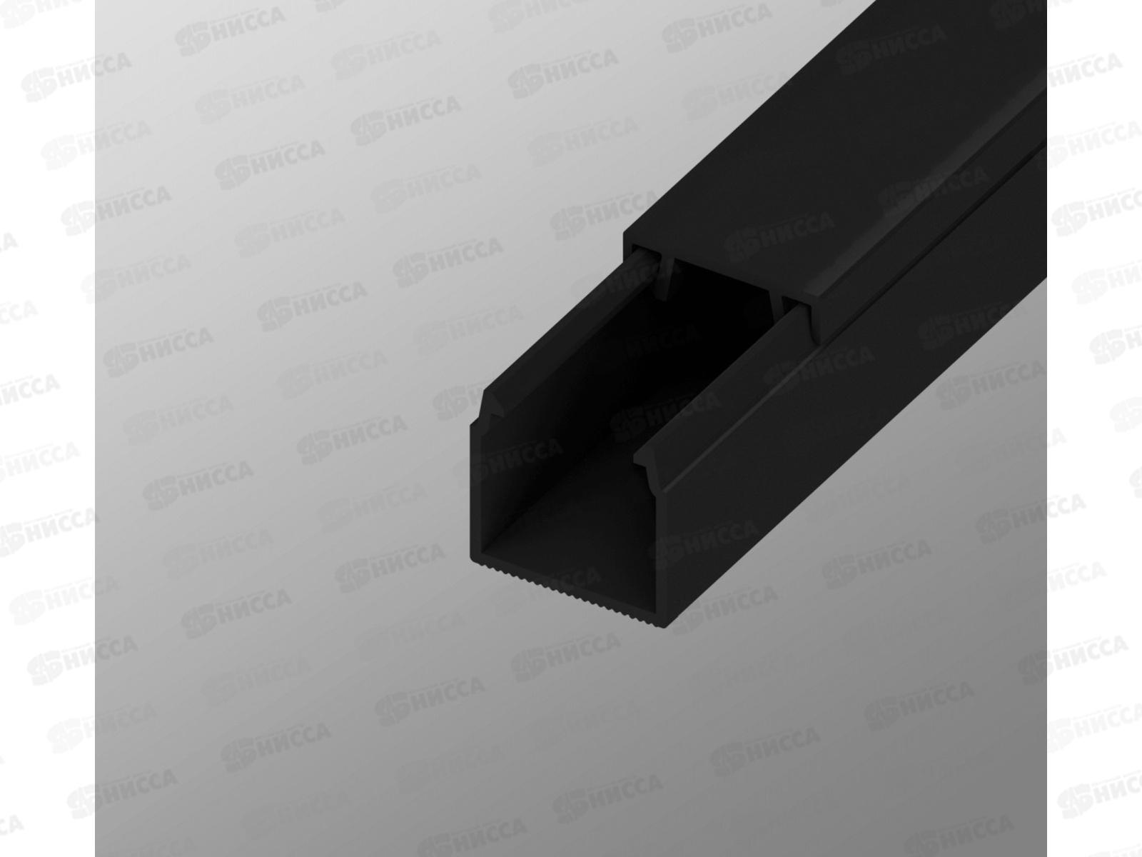 Кабель-канал AGIS Profile ПВХ  12*12мм  2м черный *25