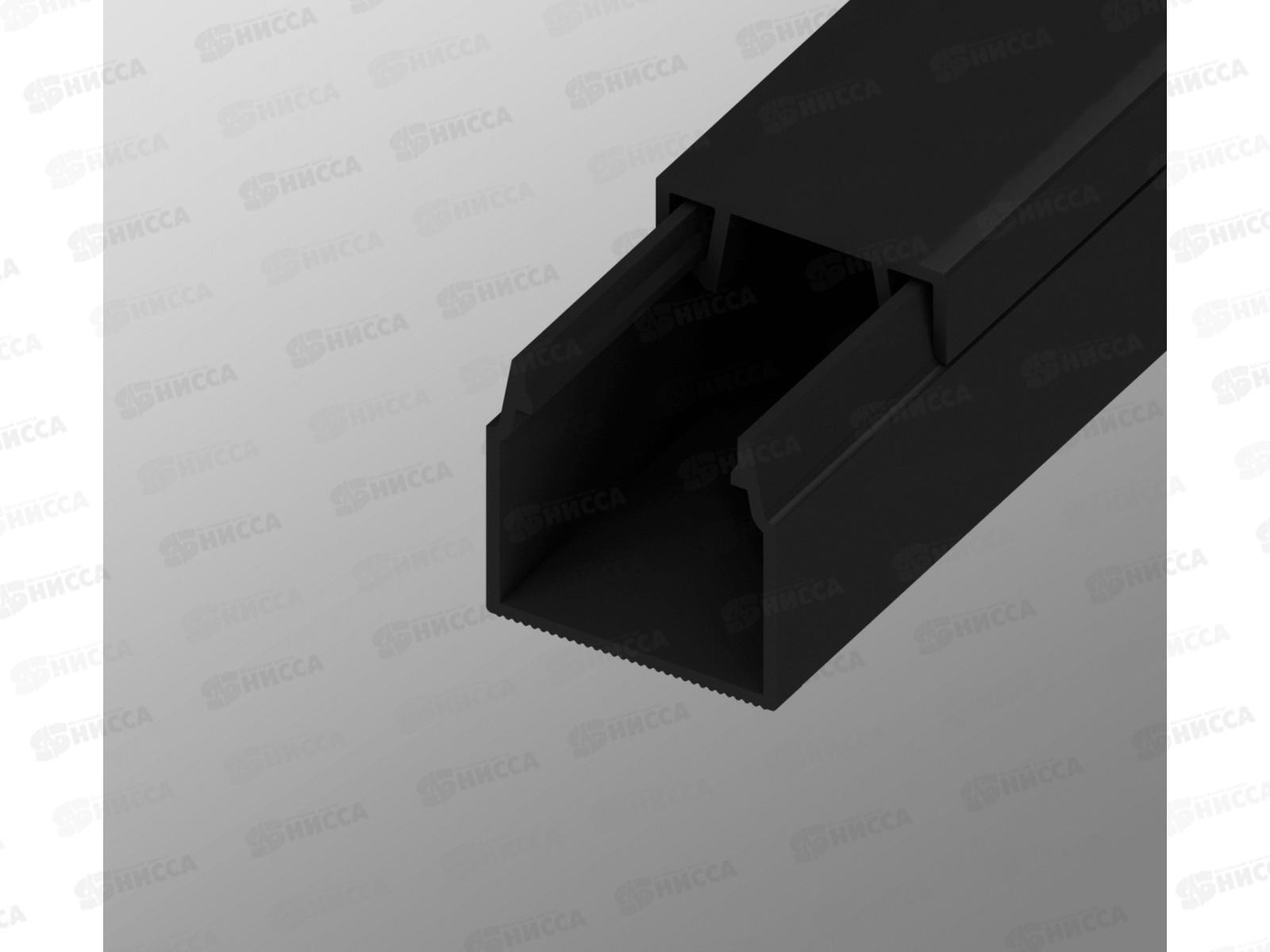 Кабель-канал AGIS Profile ПВХ  16*16мм  2м черный *25