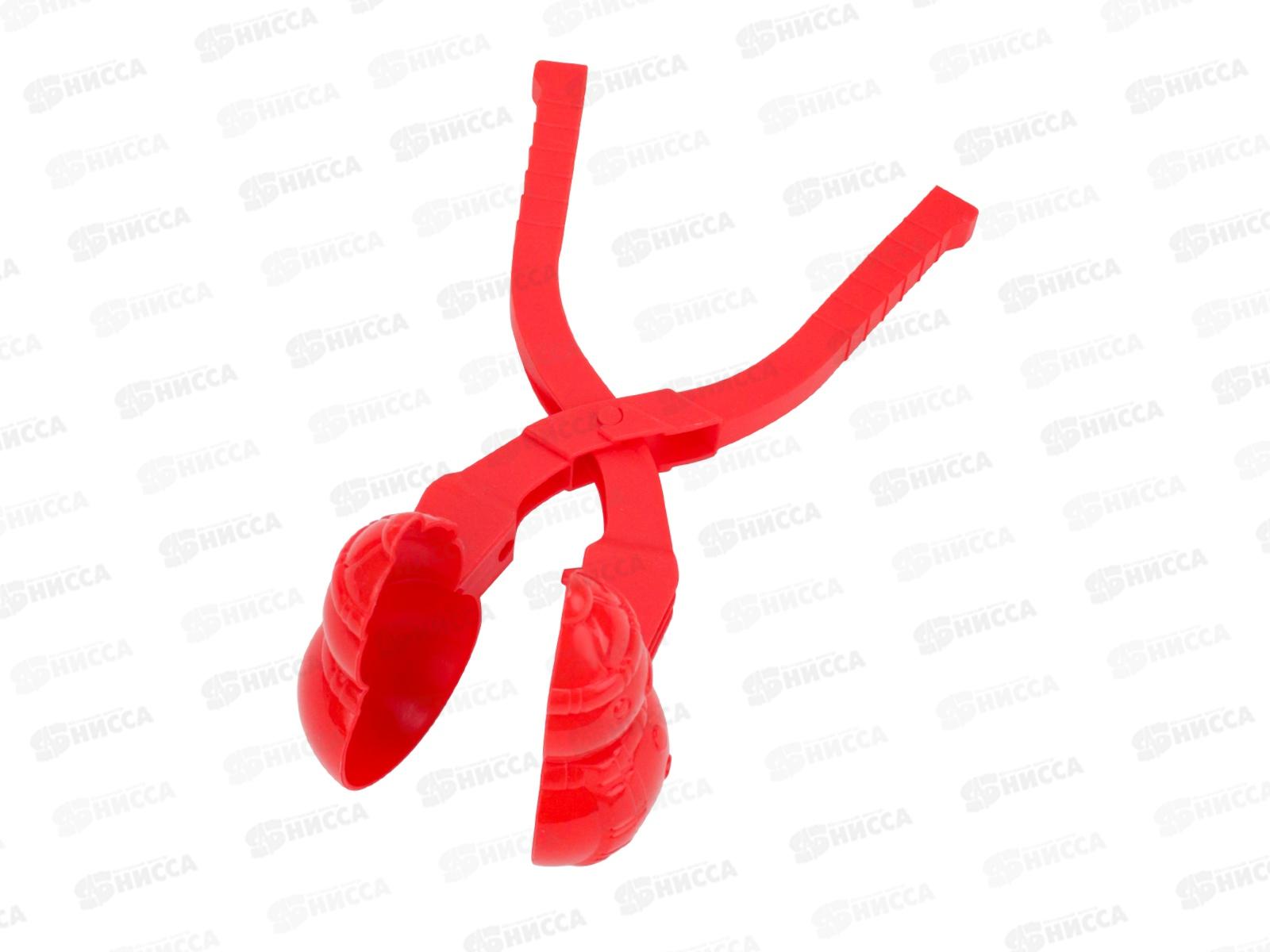 Форма для снега (снежколеп) 200мм &quotСнеговик&quot ИК-6852, микс, в сетке  *240