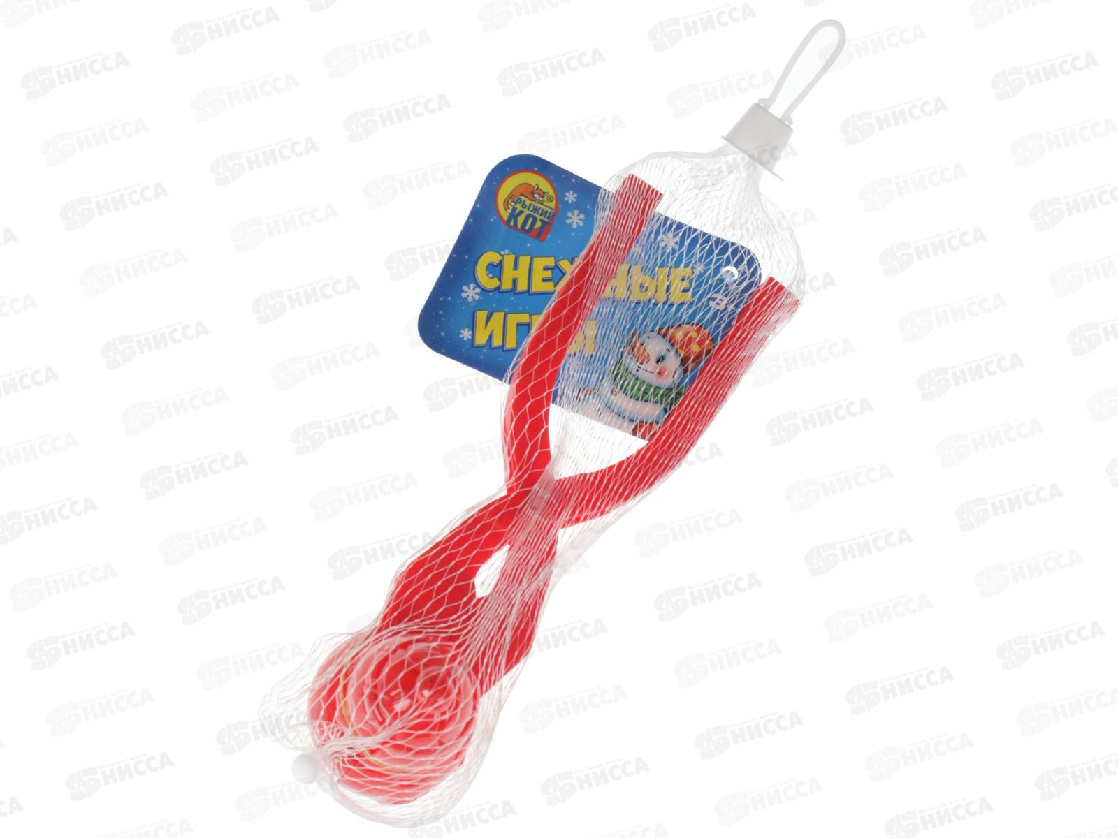 Форма для снега (снежколеп) 200мм &quotСнеговик&quot ИК-6852, микс, в сетке  *240