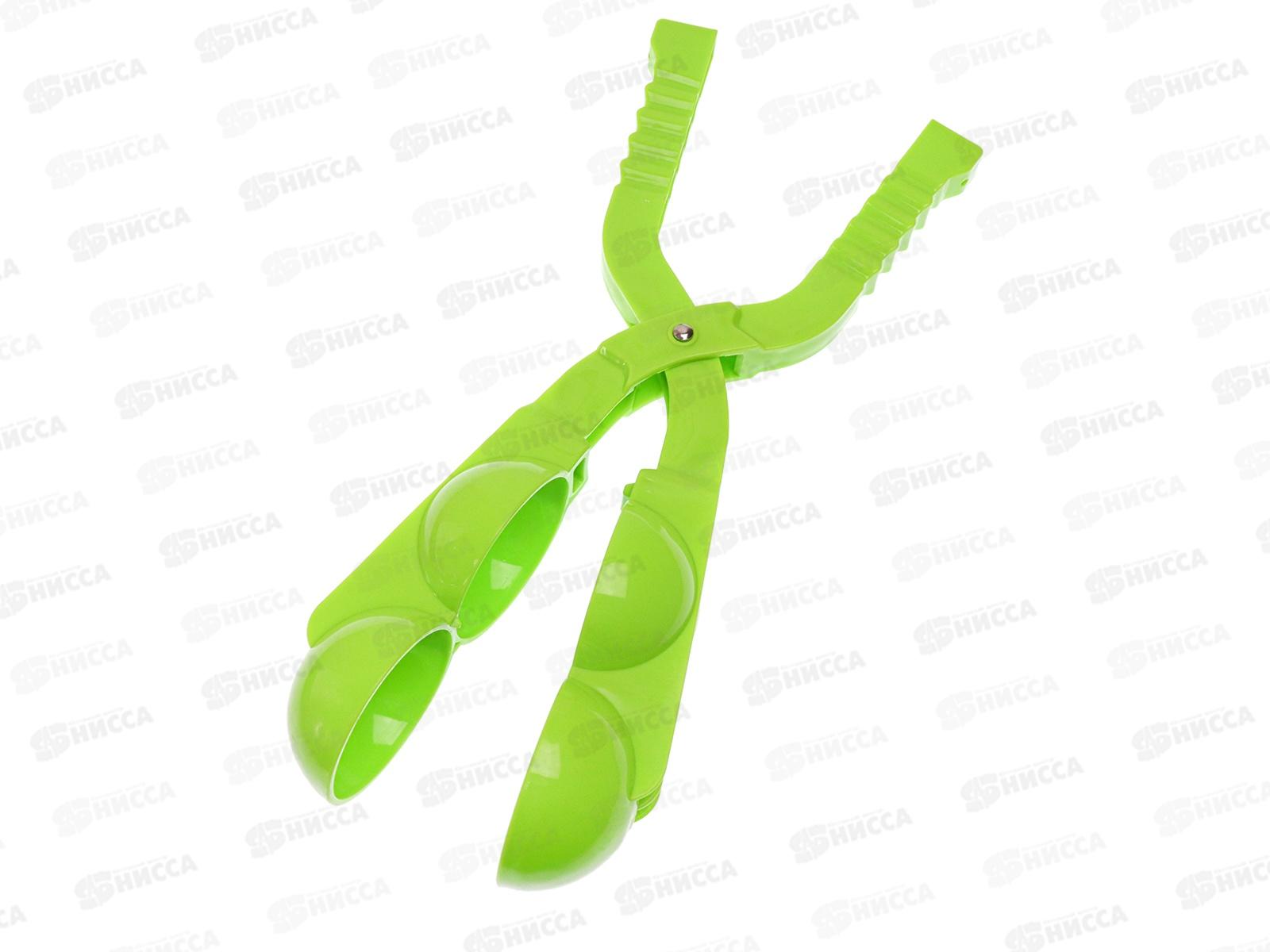 Форма для снега (снежколеп) 380мм &quot2 шара&quot СЛ-1560, микс, в сетке  *72