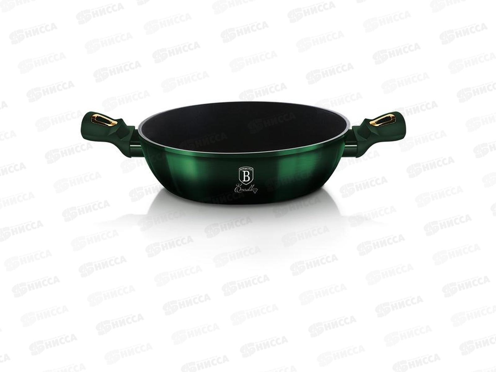 Сотейник 28см, ВН-6060 Emerald Collection 3,8л, с крышкой