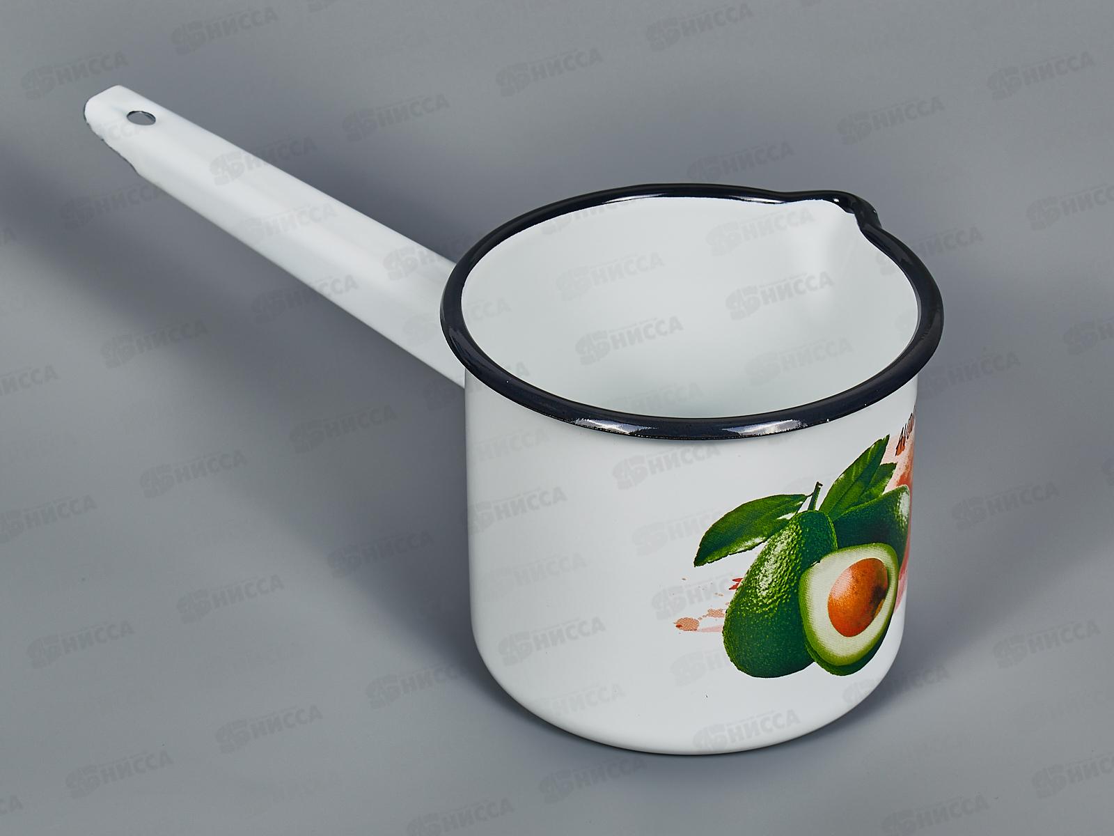 Ковш 1,4л со сливом длинная ручка 01-2009/4 Авокадо *6