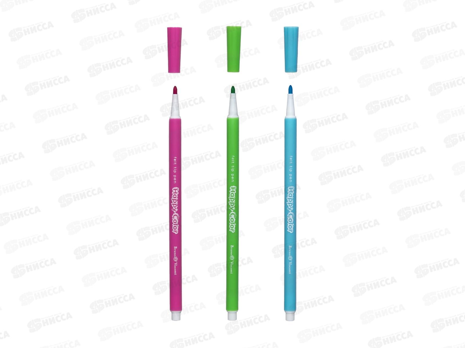 Фломастеры 18 цветов АЛЬТ Happycolor,32-0025*16