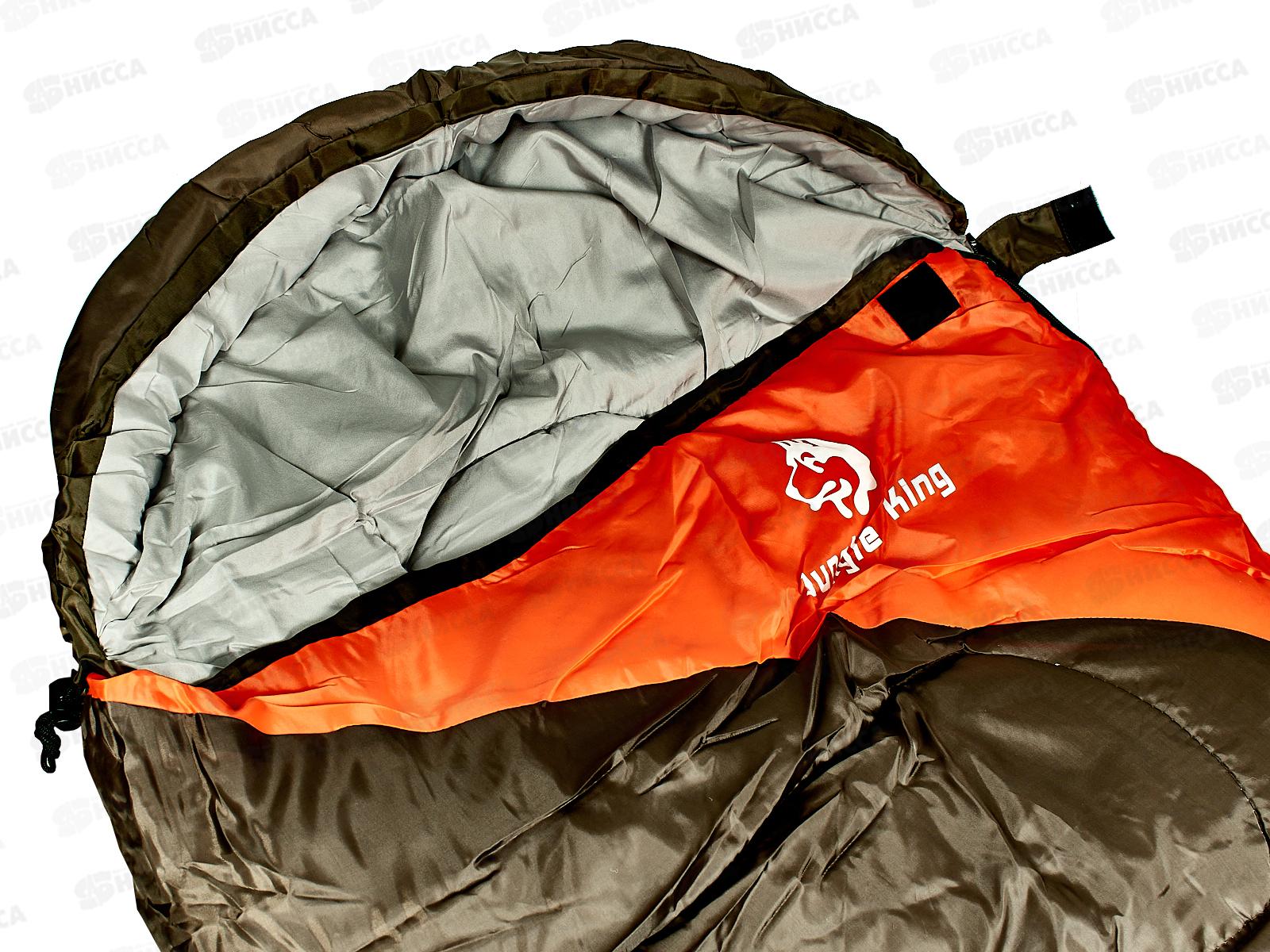 Спальный мешок утепленный, цвет в ассорт. 190х75х30см, 400г/м2, AL-8596-4