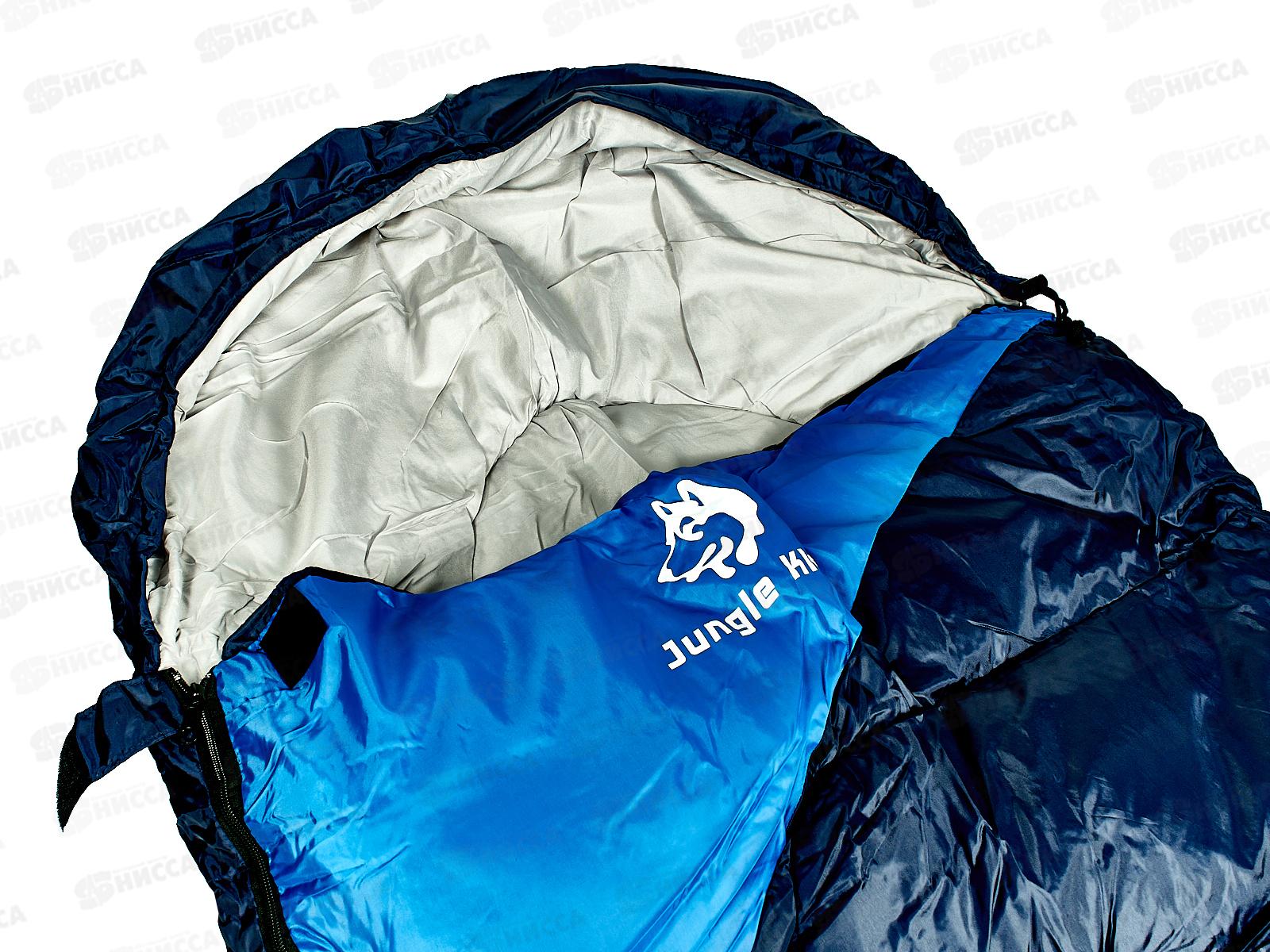 Спальный мешок утепленный, цвет синий, 190х80х30см, 500г/м2, AL-8596-5