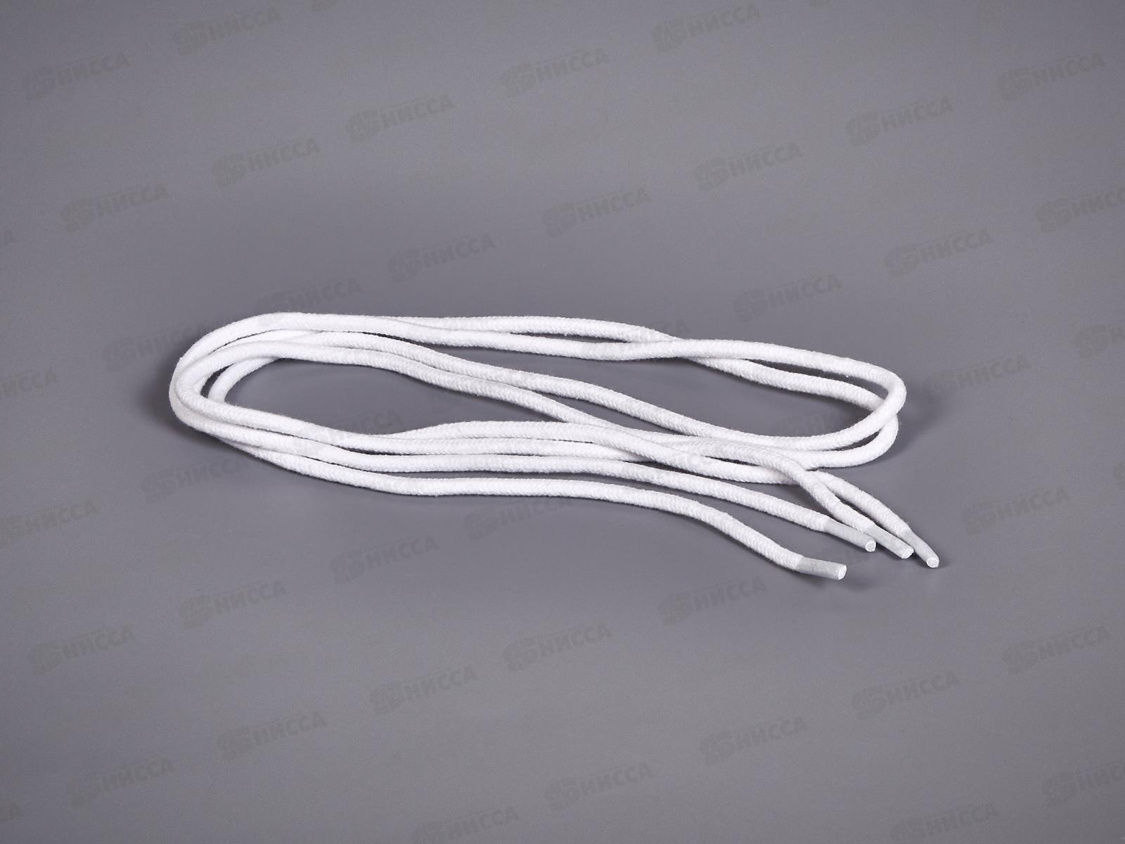 SHOExpert шнурки средние вощ.х/б 90см Белые блистер *10