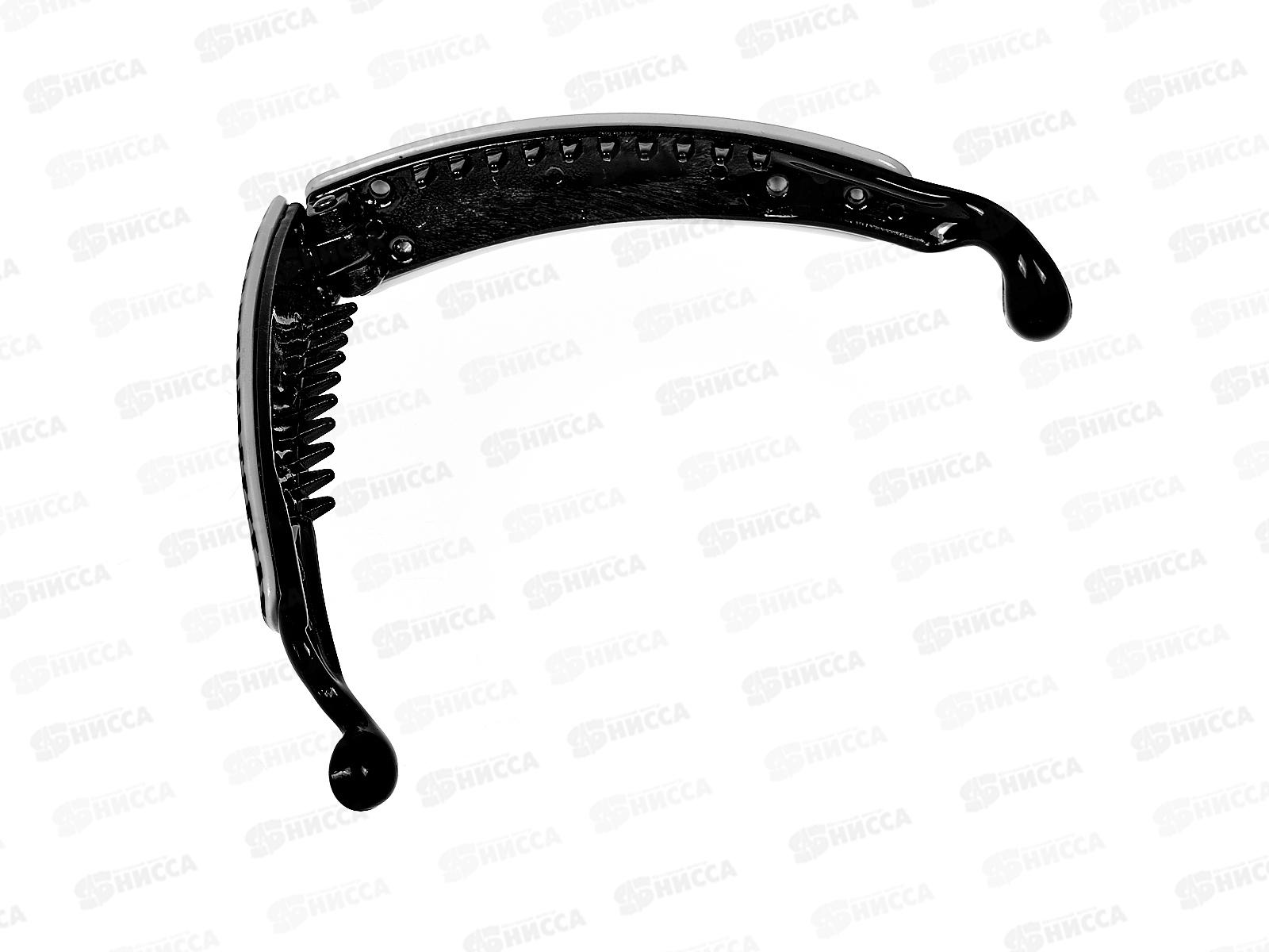 Заколка-банан чёрно-белая в асс. №5829