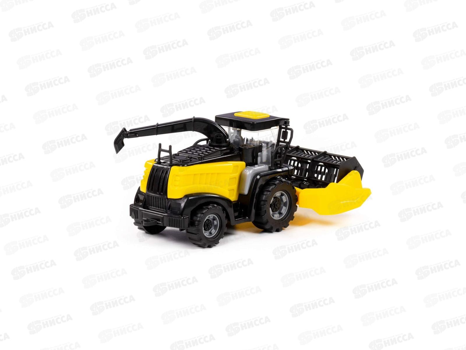 Комбайн &quotПолесье&quot №1 инерционный (жёлтый) 93639 в сеточке  *12