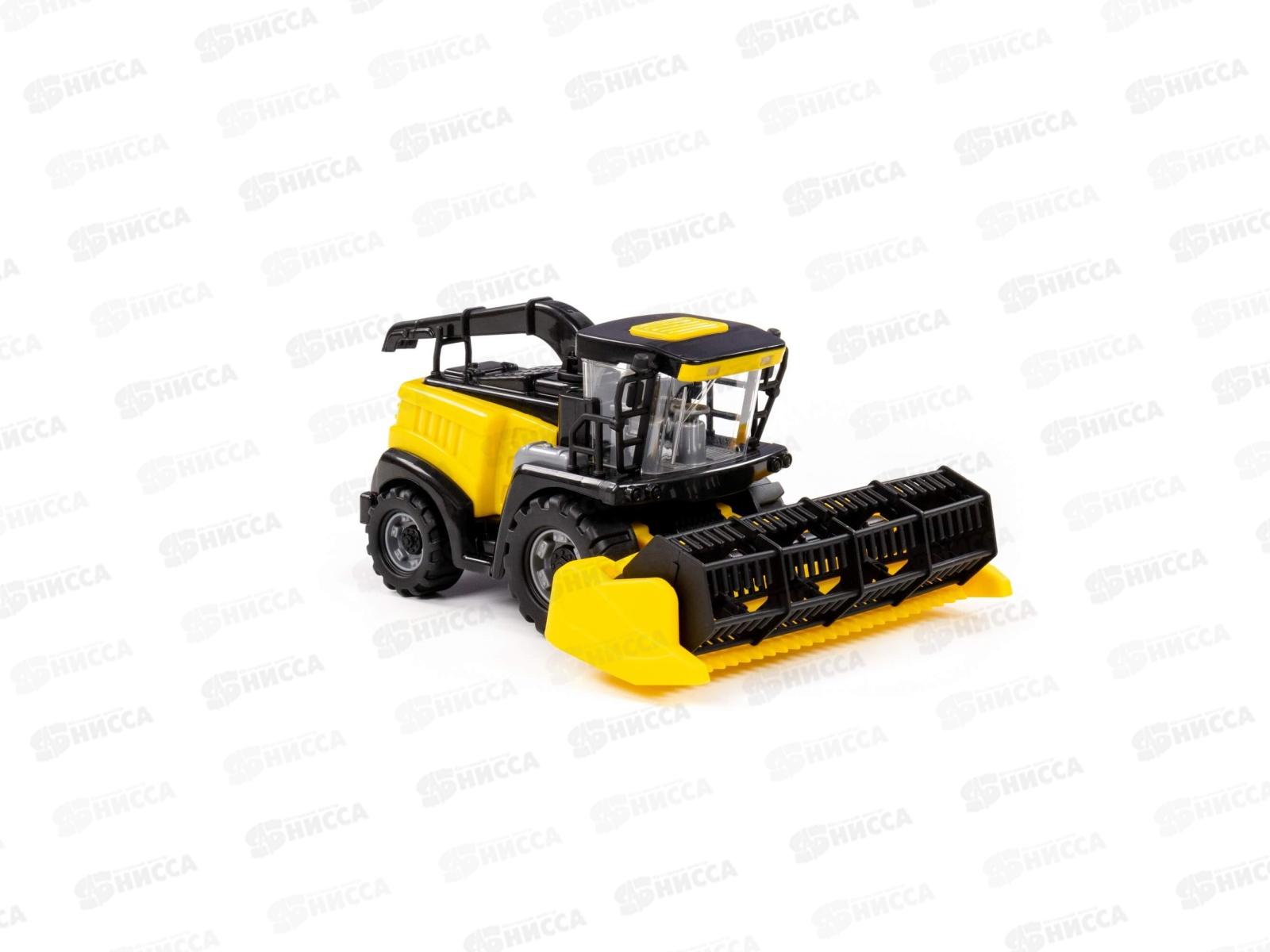 Комбайн &quotПолесье&quot №1 инерционный (жёлтый) 93639 в сеточке  *12