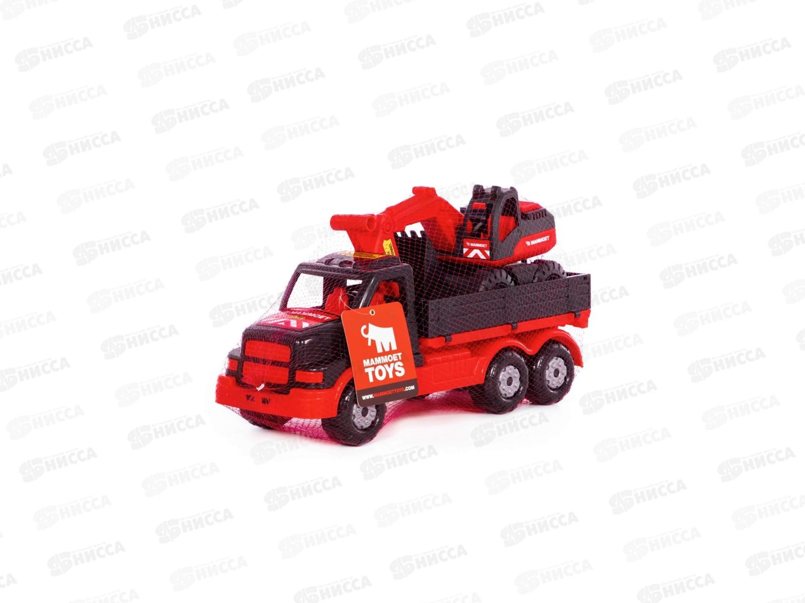 Машина &quotСталкер&quot &quotМАММОЕТ&quot бортовой + экскаватор 95923 в сетке  *4