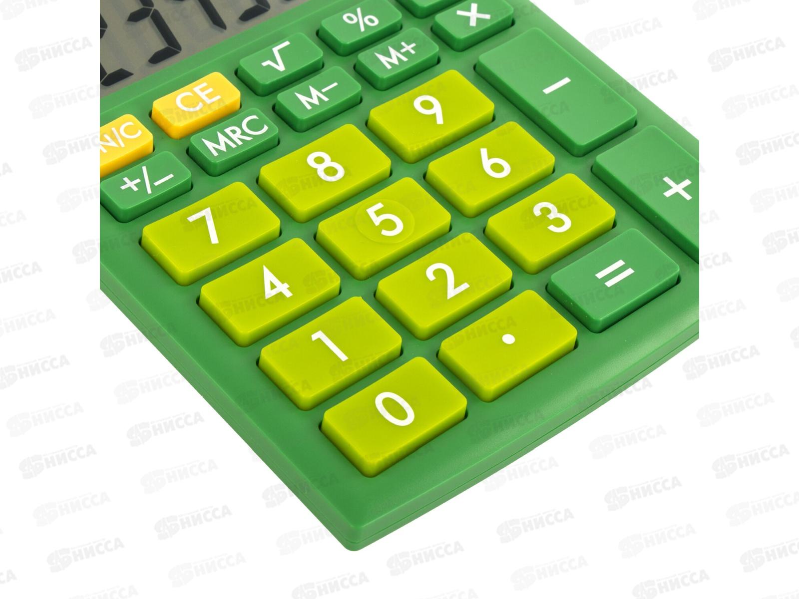 Калькулятор BRAU 8разряд.,компакт. зелен.,250509*200