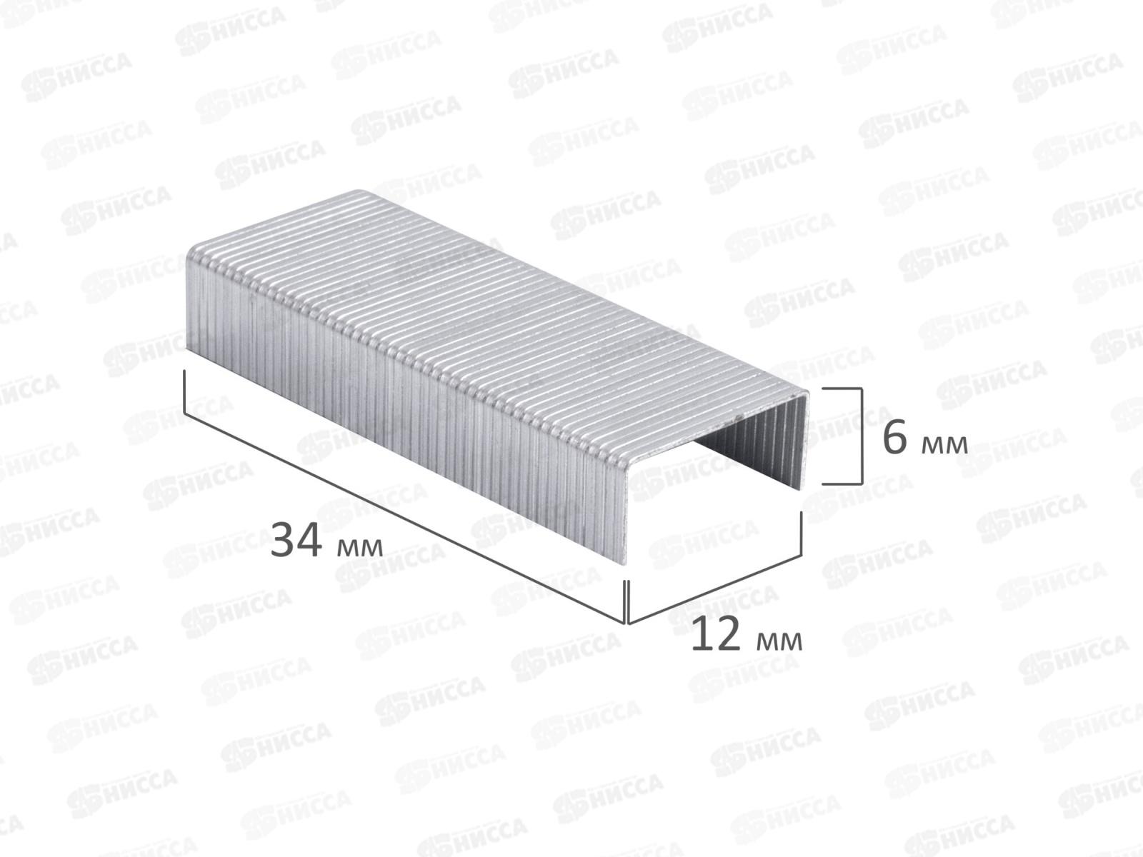 Скобы для степлера №24/6 BRAU 1000шт,229299 *10