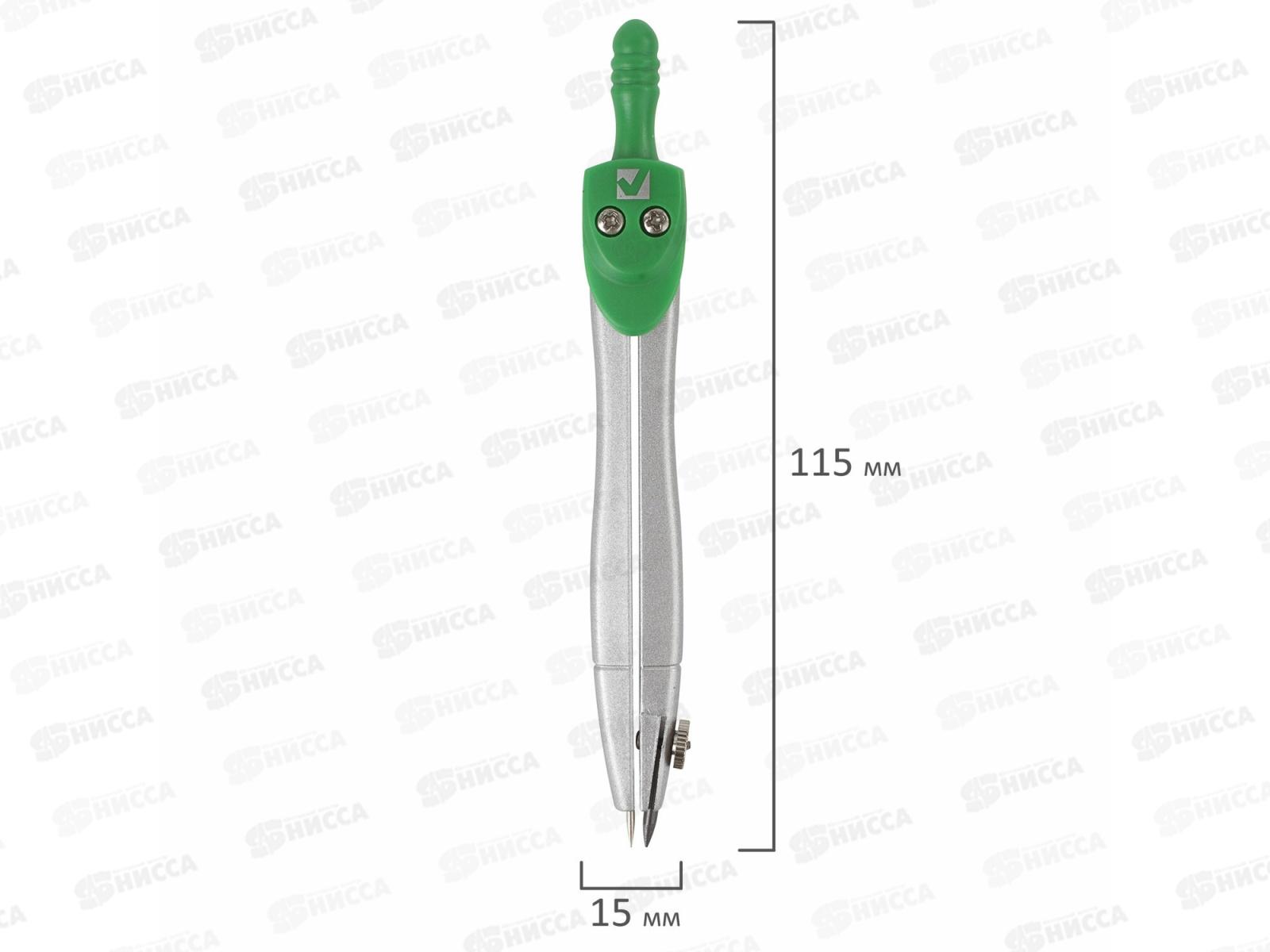 Циркуль BRAU Klasse 115мм, пласт.пенал 210313 *10/50/600