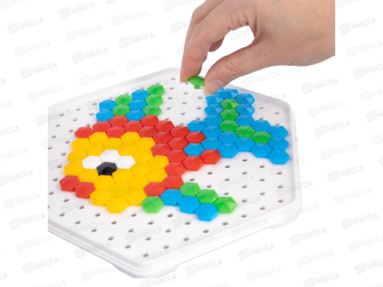 Мозаика шестигранная &quotРыбка&quot 113элементов, 02193