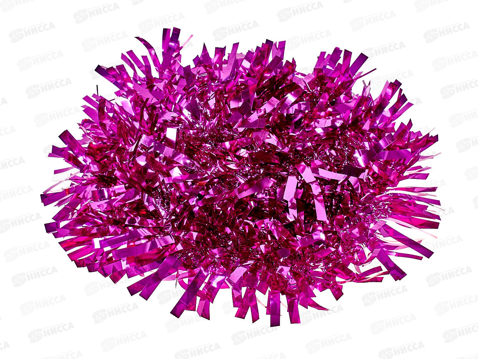 Мишура, 13см. х 2м., AL-13622 фуксия *360