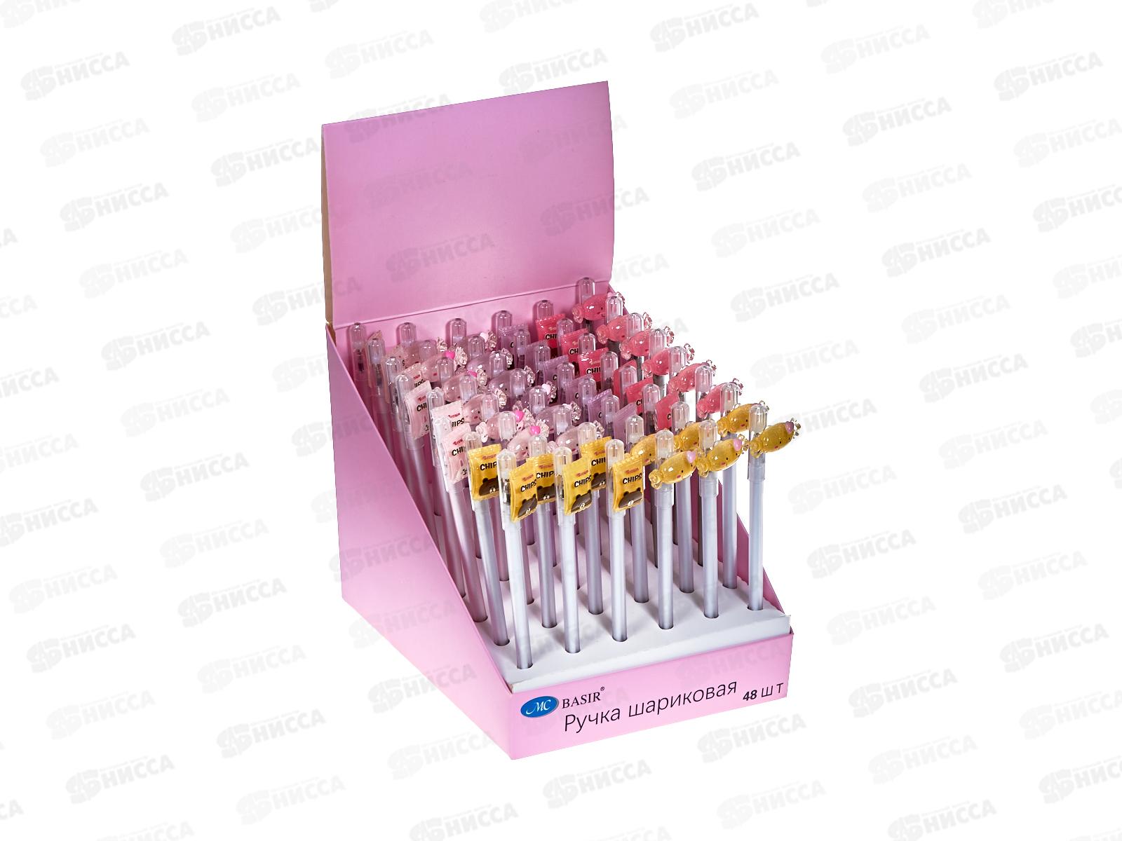 Ручка шариковая BASIR Конфета,цветной корпус МС-4815*48/576