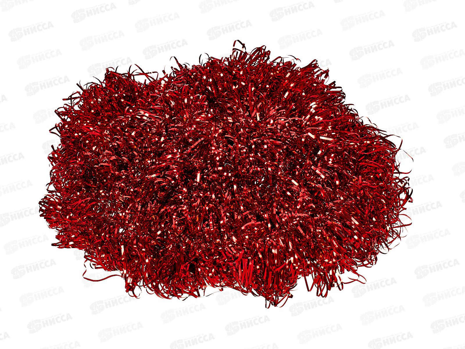 Мишура, 9см. х 2м., AL-13624 красный *500