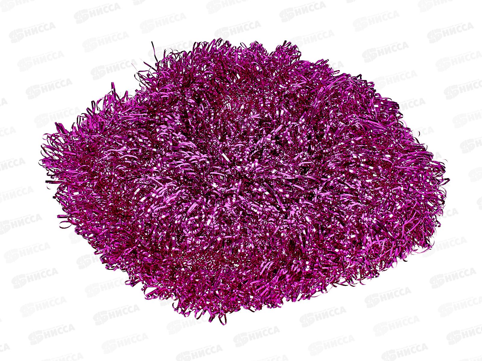 Мишура, 9см. х 2м., AL-13624 фуксия *500