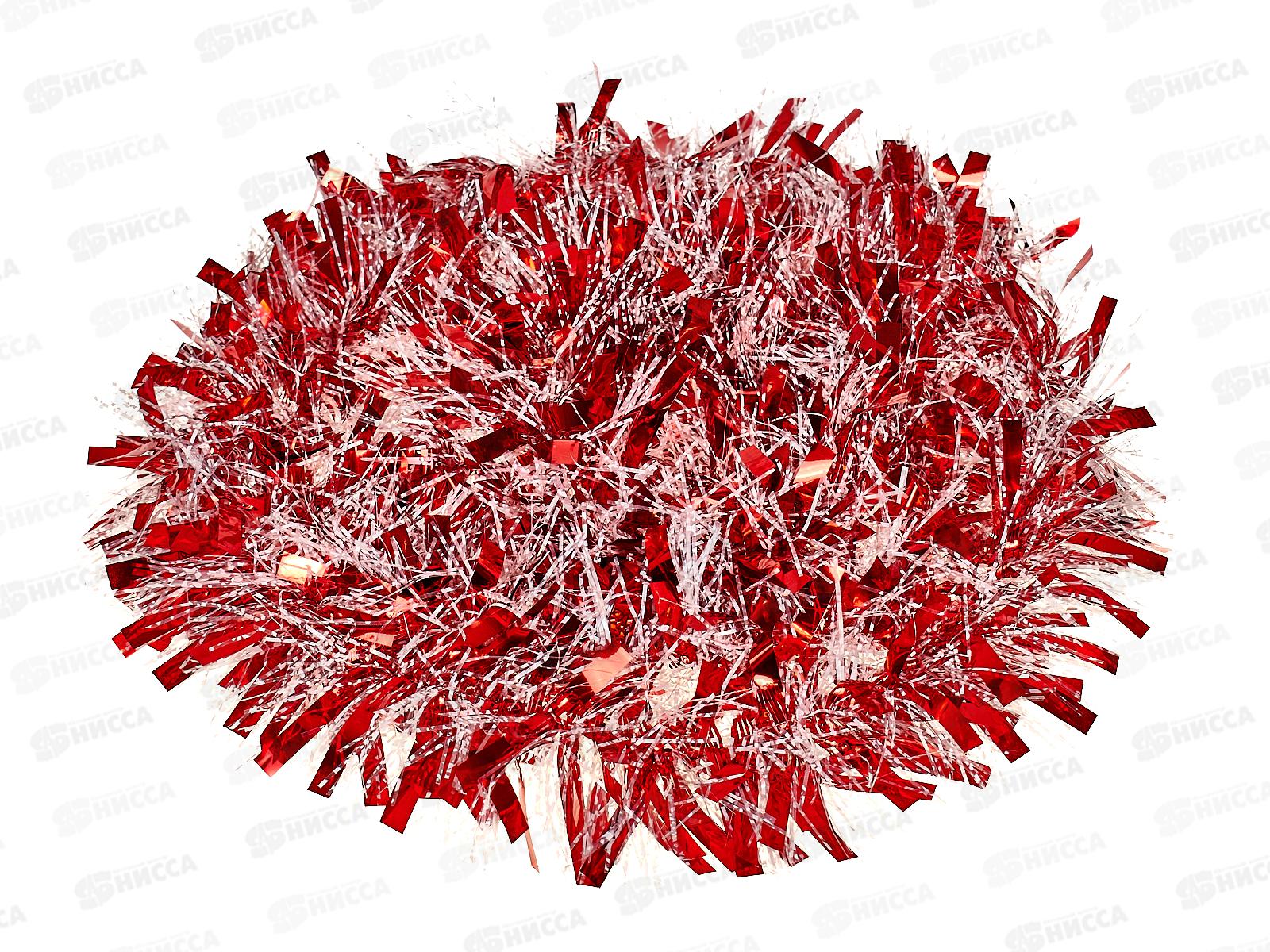 Мишура 002015 Блеск 9см х 2м.красный, AL-3354, *500